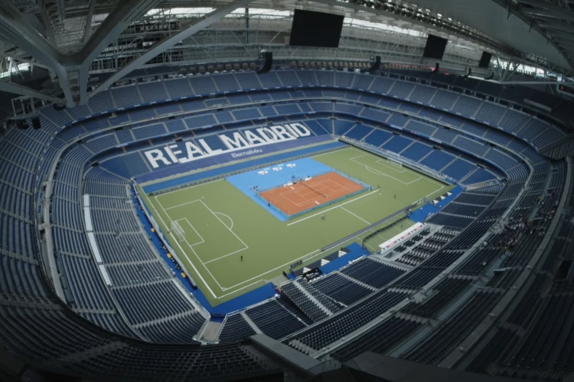 La pista del Bernabéu.