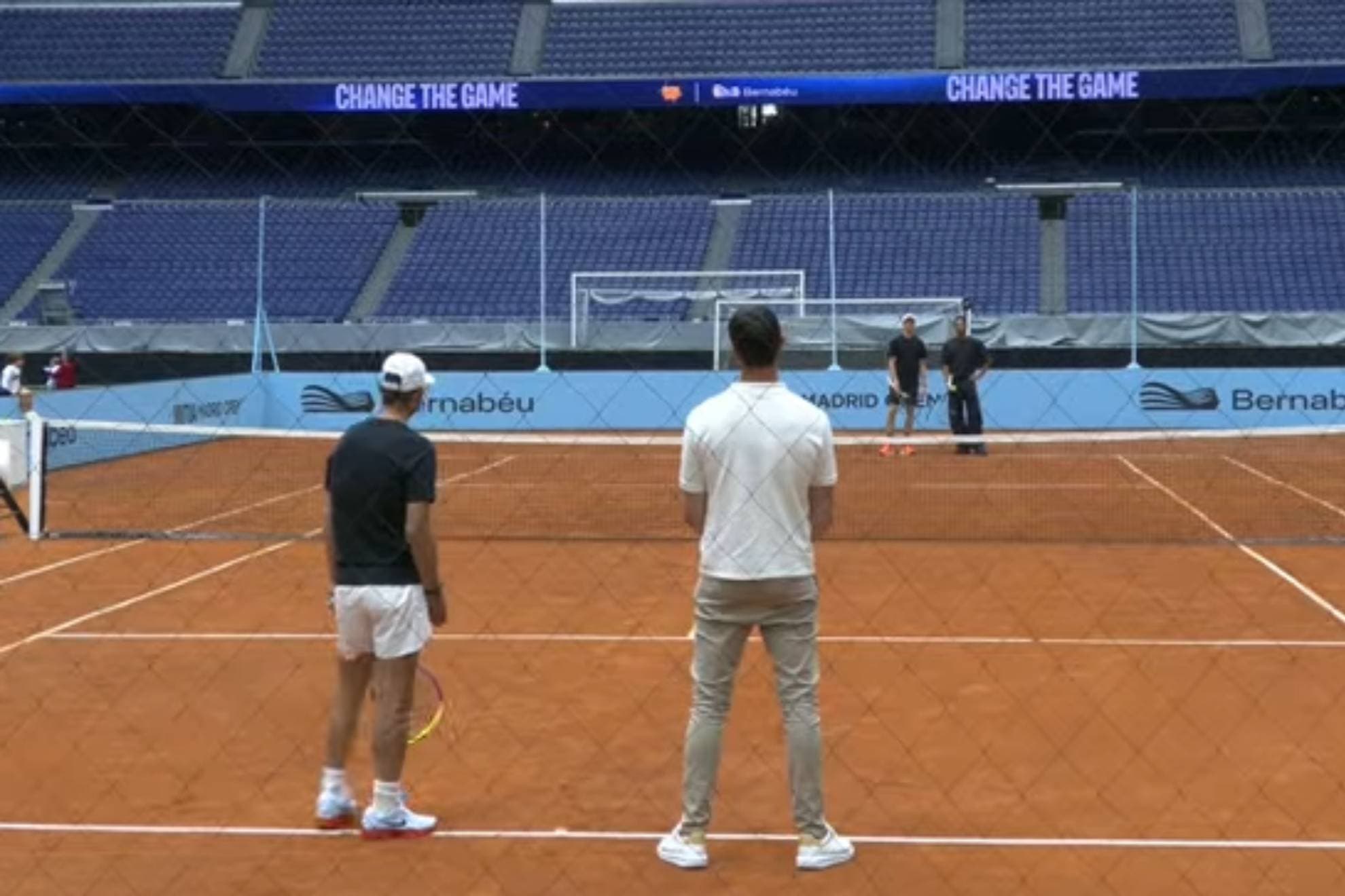 Las grandes estrellas, en el Bernabéu.