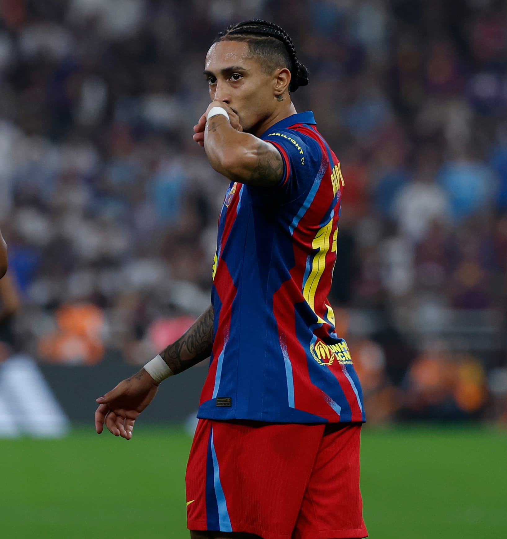 Raphinha, jugador del Barcelona.