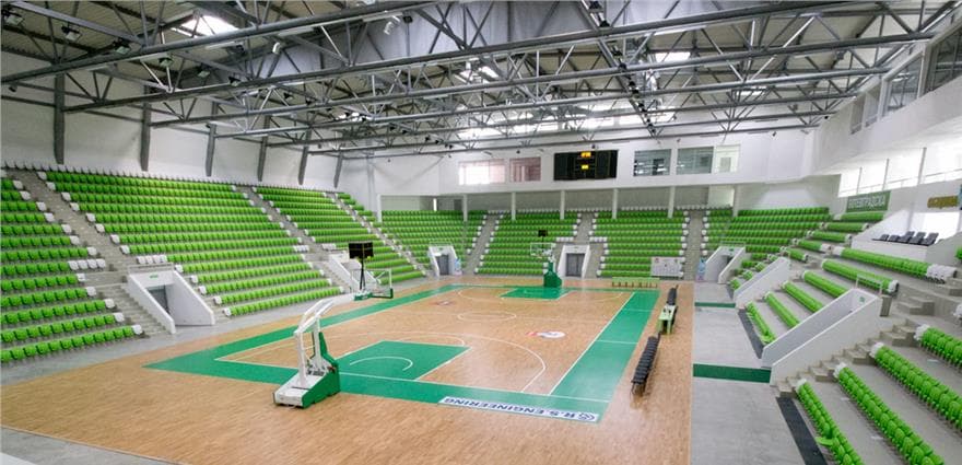 Una panorámica del Botevgrad Arena, donde el Hapoel Tel Aviv recibirá al Real Madrid.