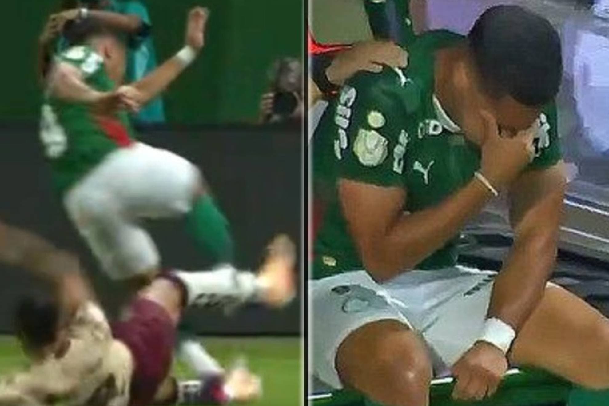 La pesadilla de Vitor Roque: le vuelven a romper con una dura entrada a 48 días del Mundial