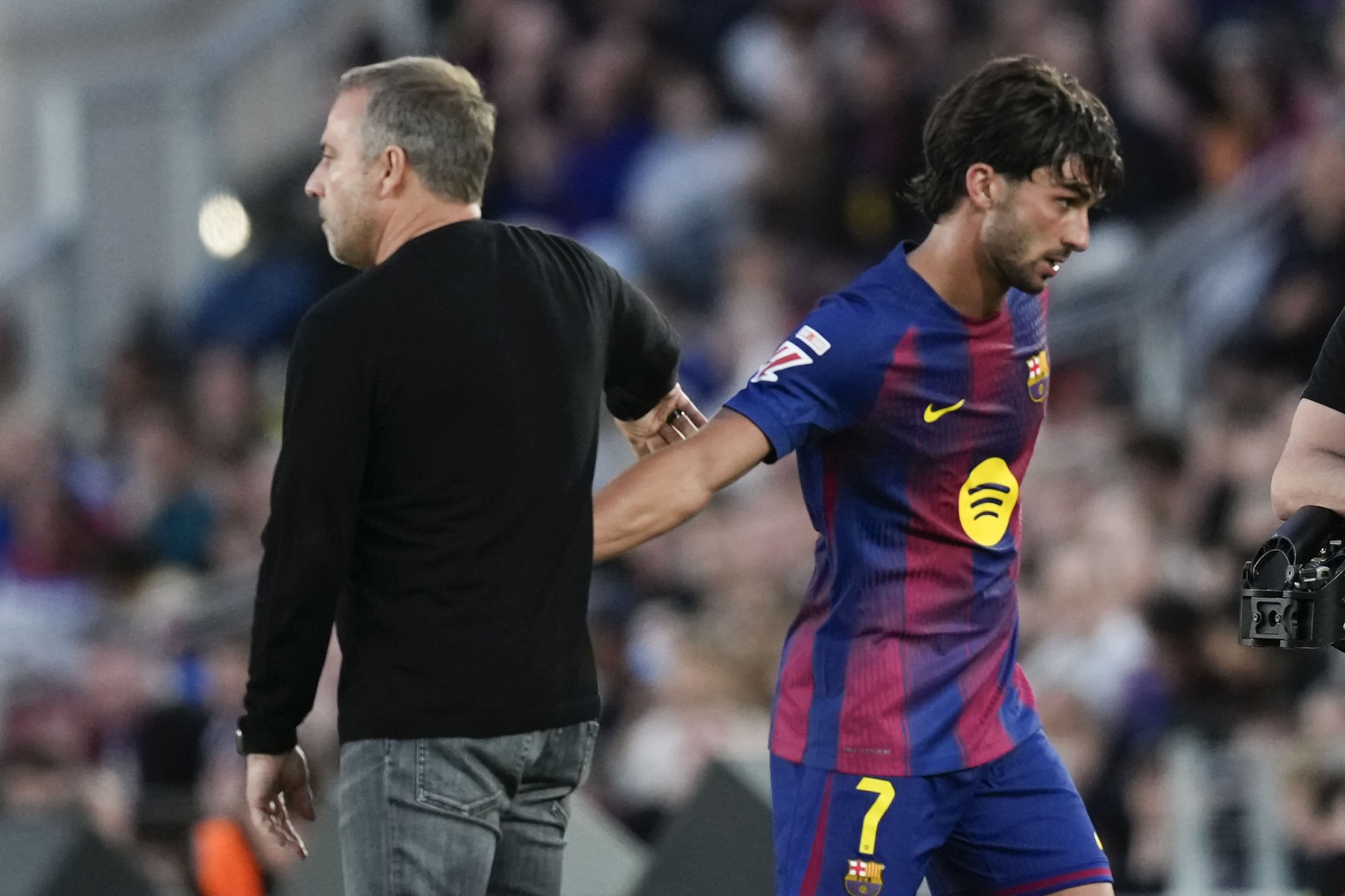 Hansi Flieck y Ferran Torres.