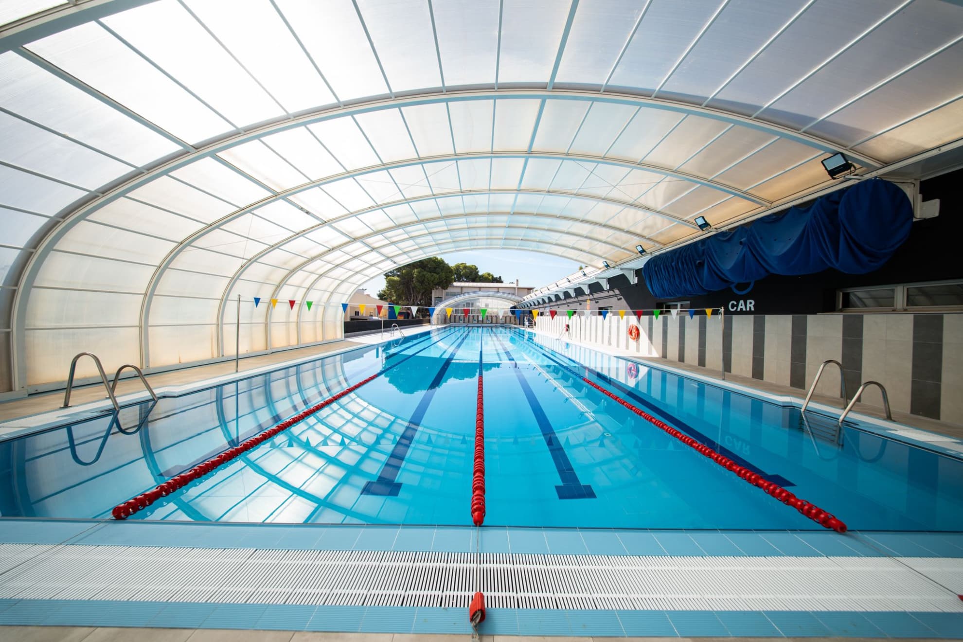 La piscina del CAR de la Región de Murcia.