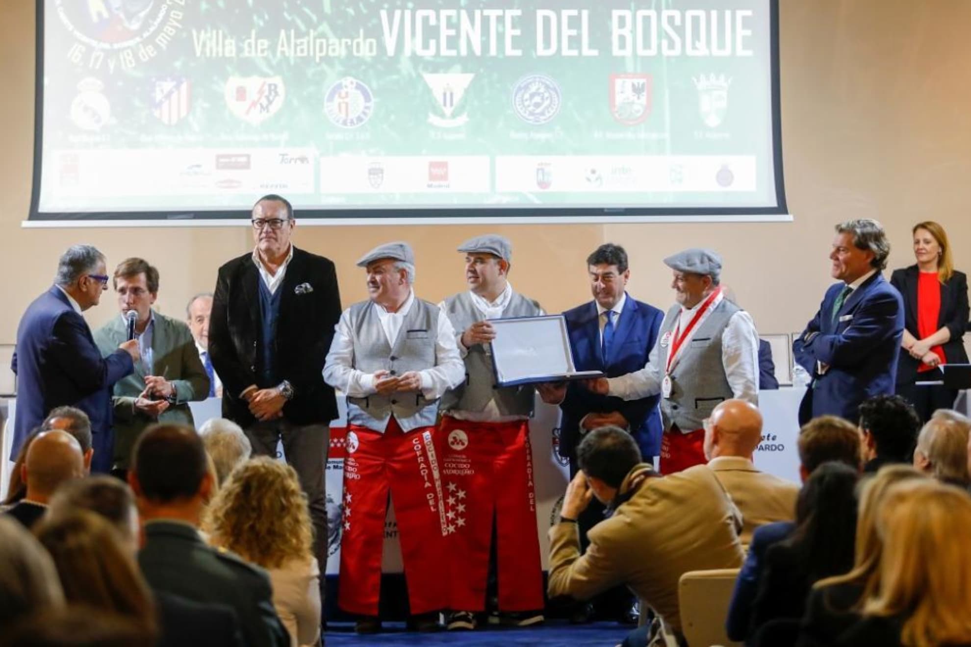 Gala de premios del torneo de Vicente del Bosque