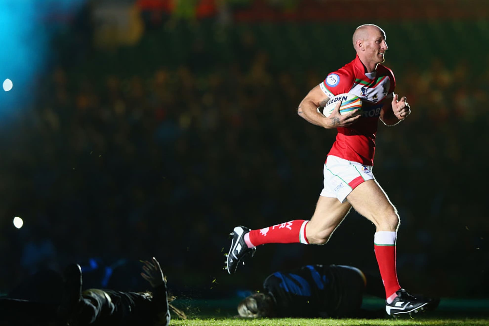 Gareth Thomas, en su época en activo