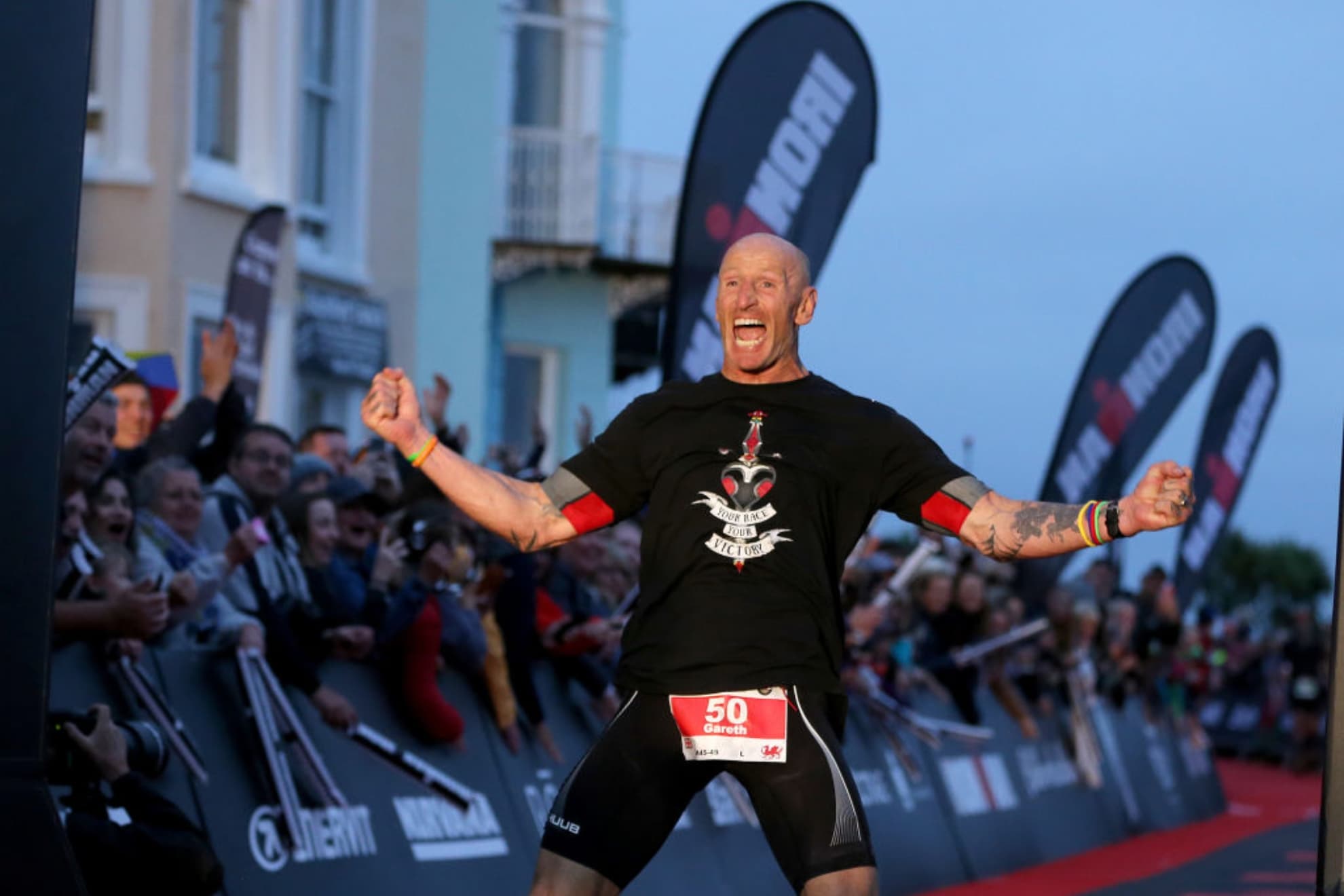 Thomas, acabando el Ironman en 2019