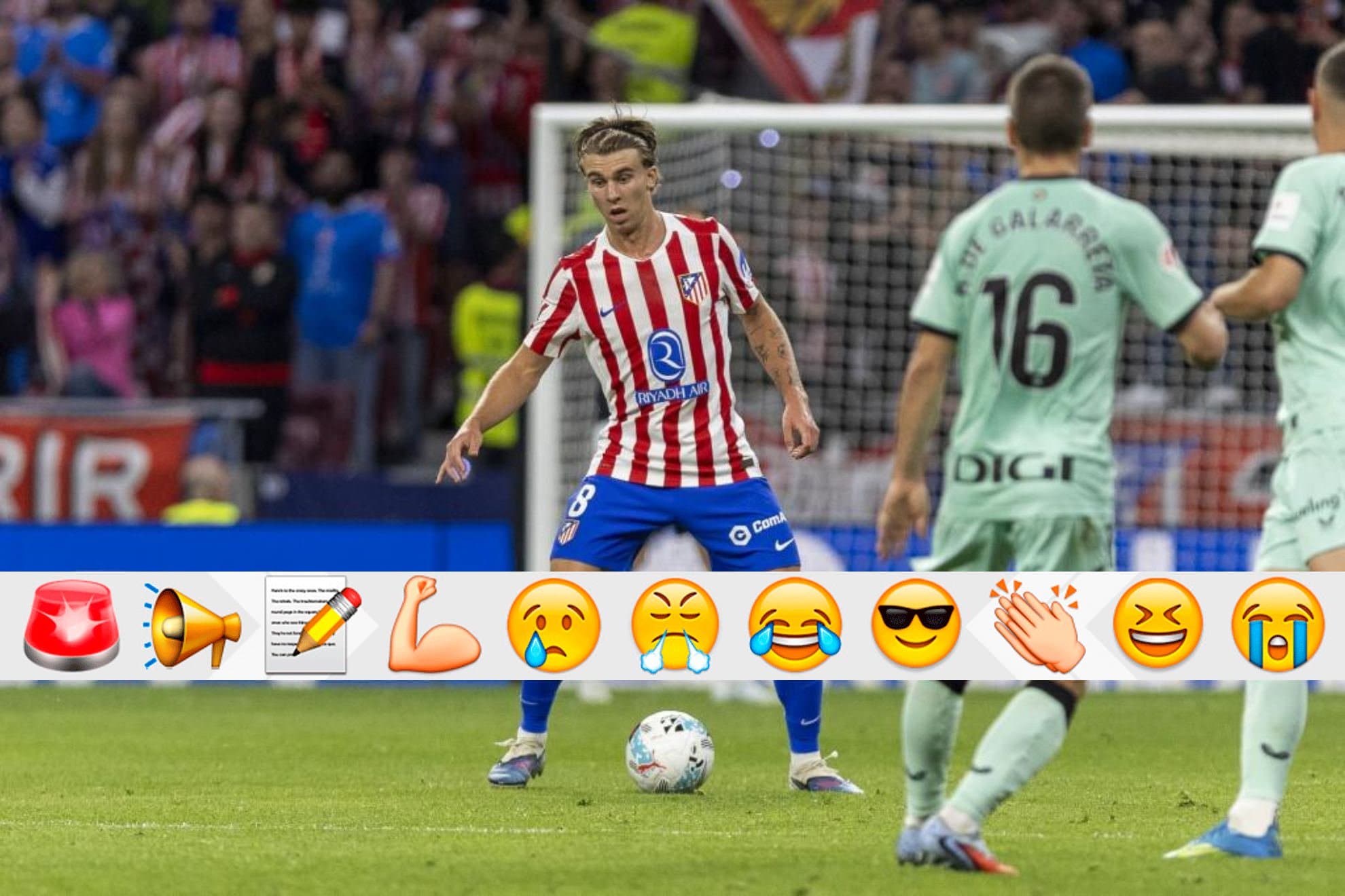 Barrios, ante el Athletic