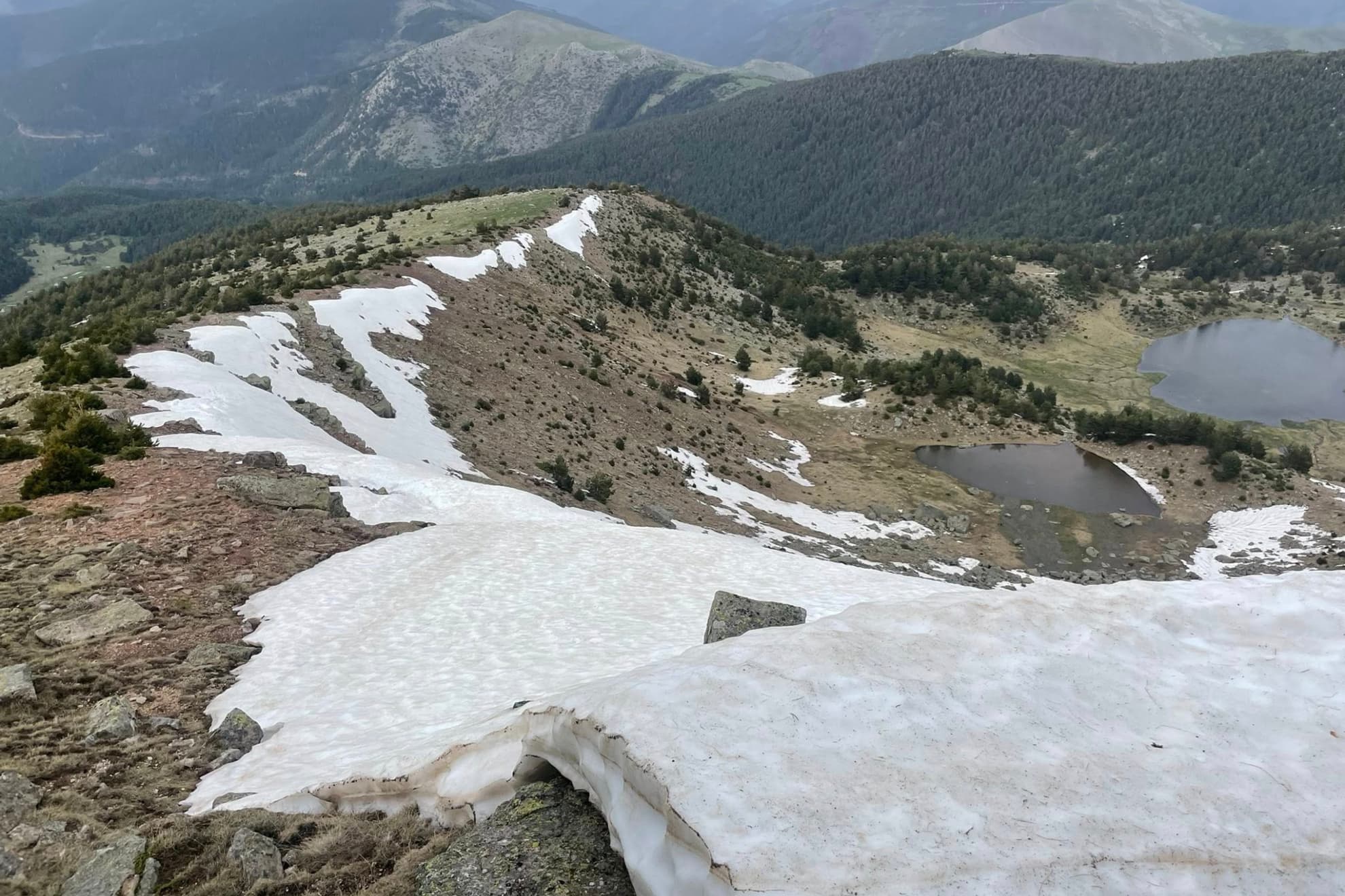 Parte del recorrido de la Muñalba Trail.
