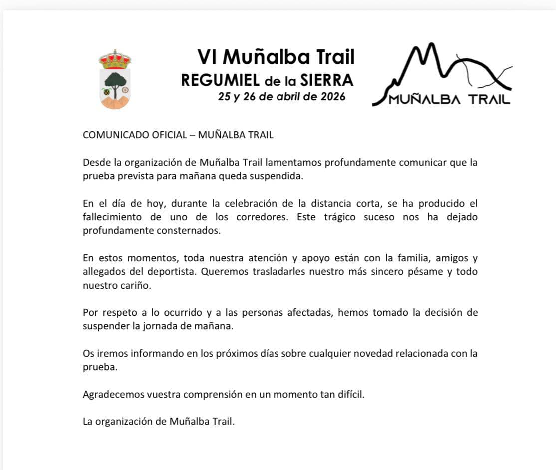 Comunicado oficial.