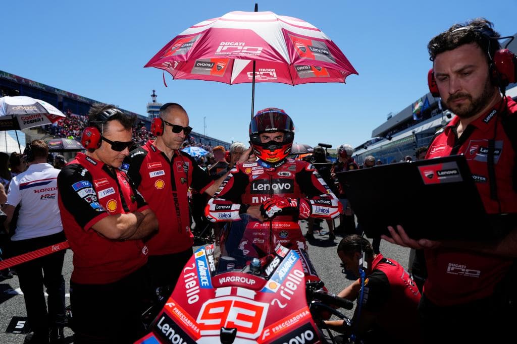 Marc Márquez, hoy en parrilla.