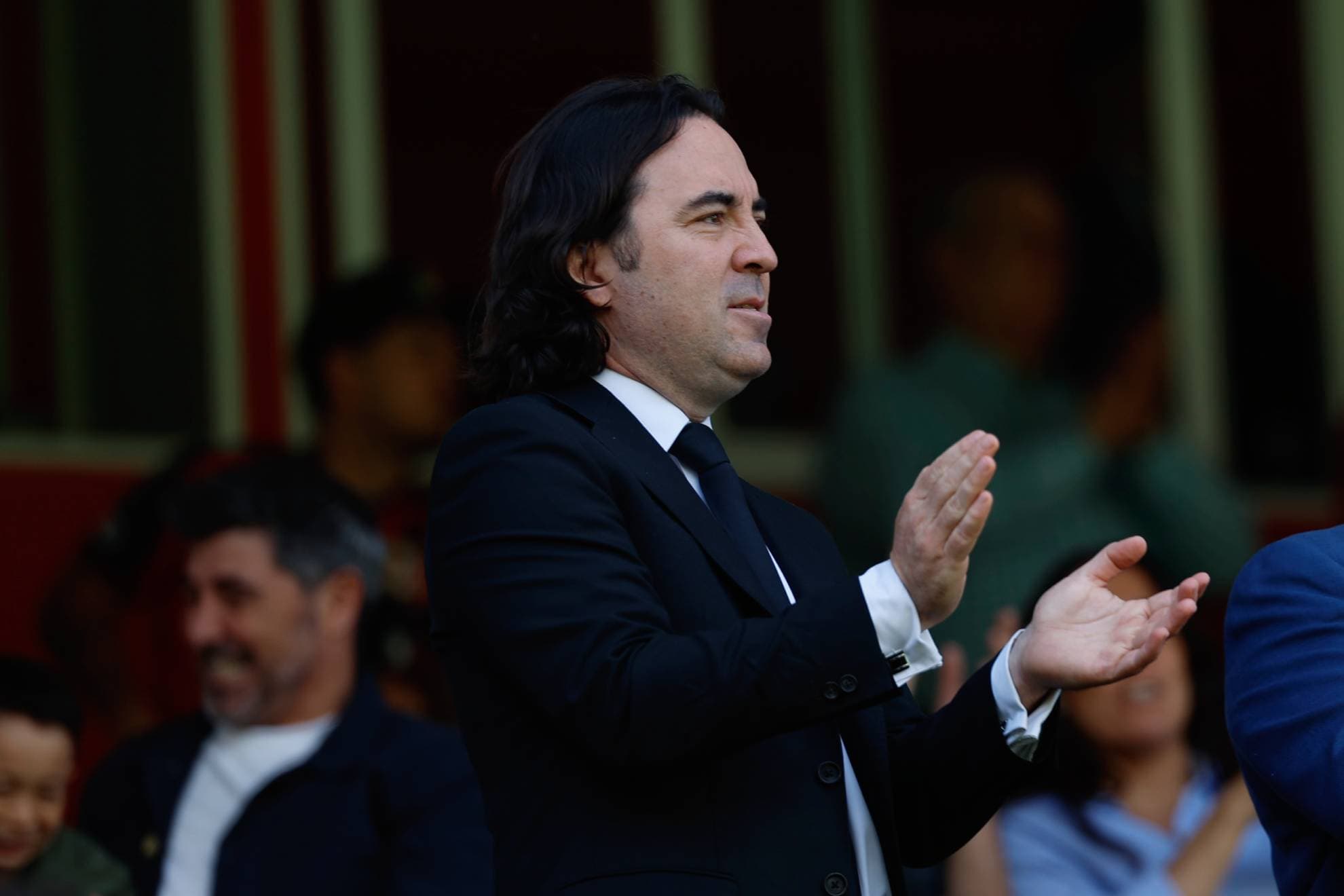 Raúl Martín Presa, durante el partido entre el Rayo Vallecano y la Real Sociedad