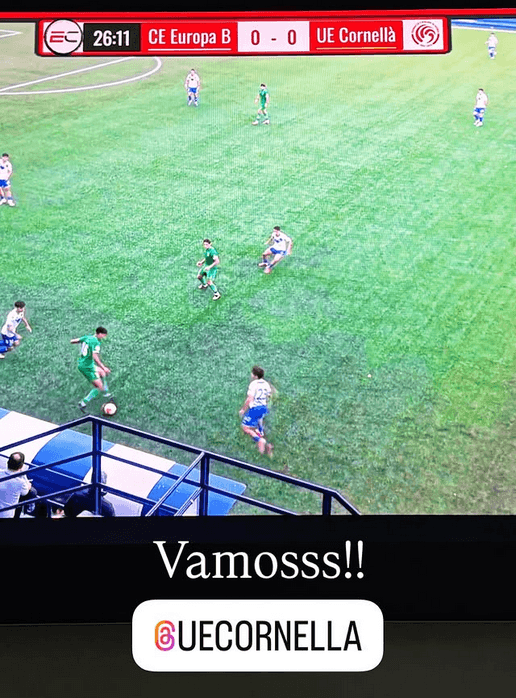 Leo Messi 'juega' con su Cornellá en su lucha por ascender: "¡Vamos!"