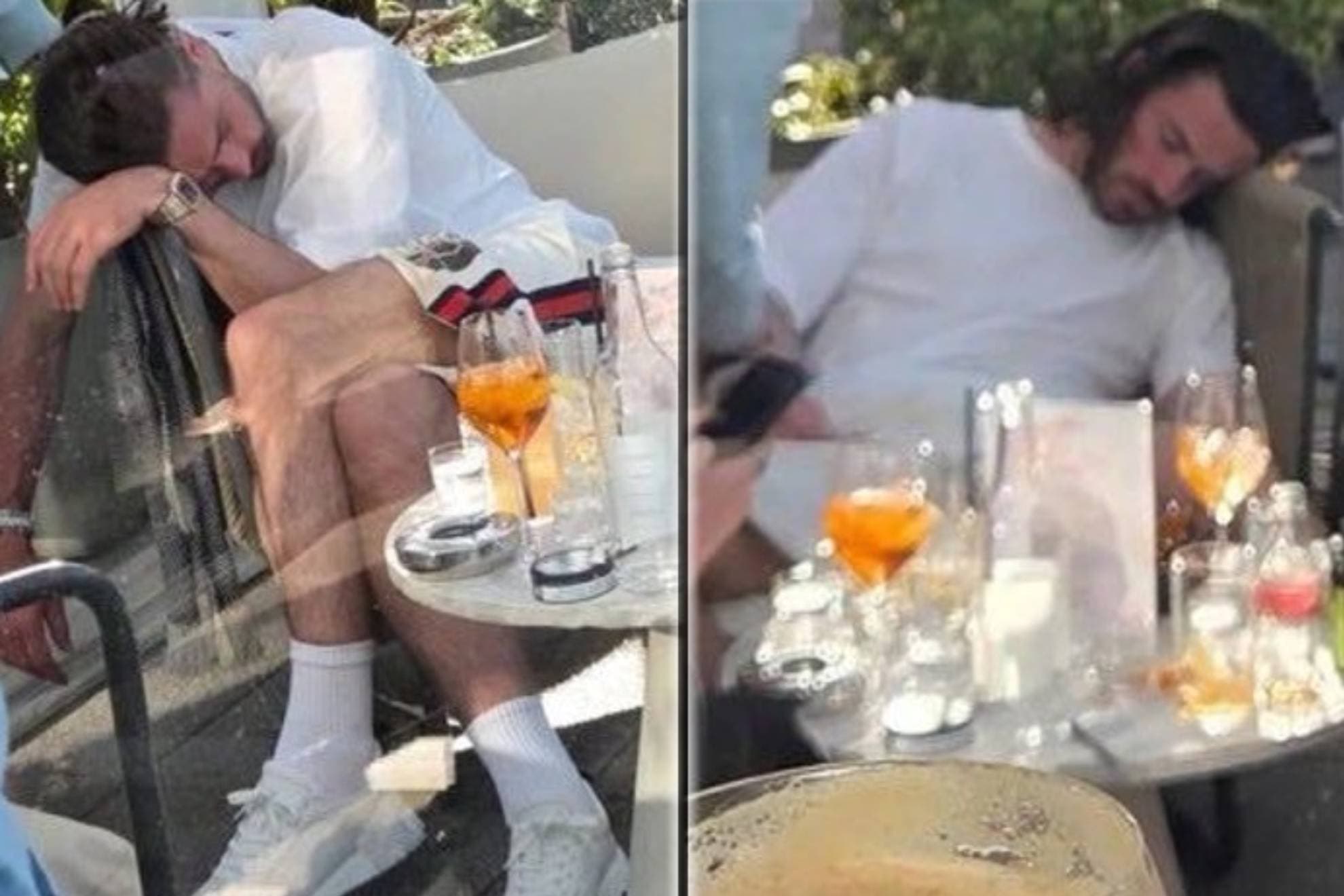 Jack Grealish fue sorprendido durmiendo en la azotea de un bar después de una tarde de copas con sus amigos