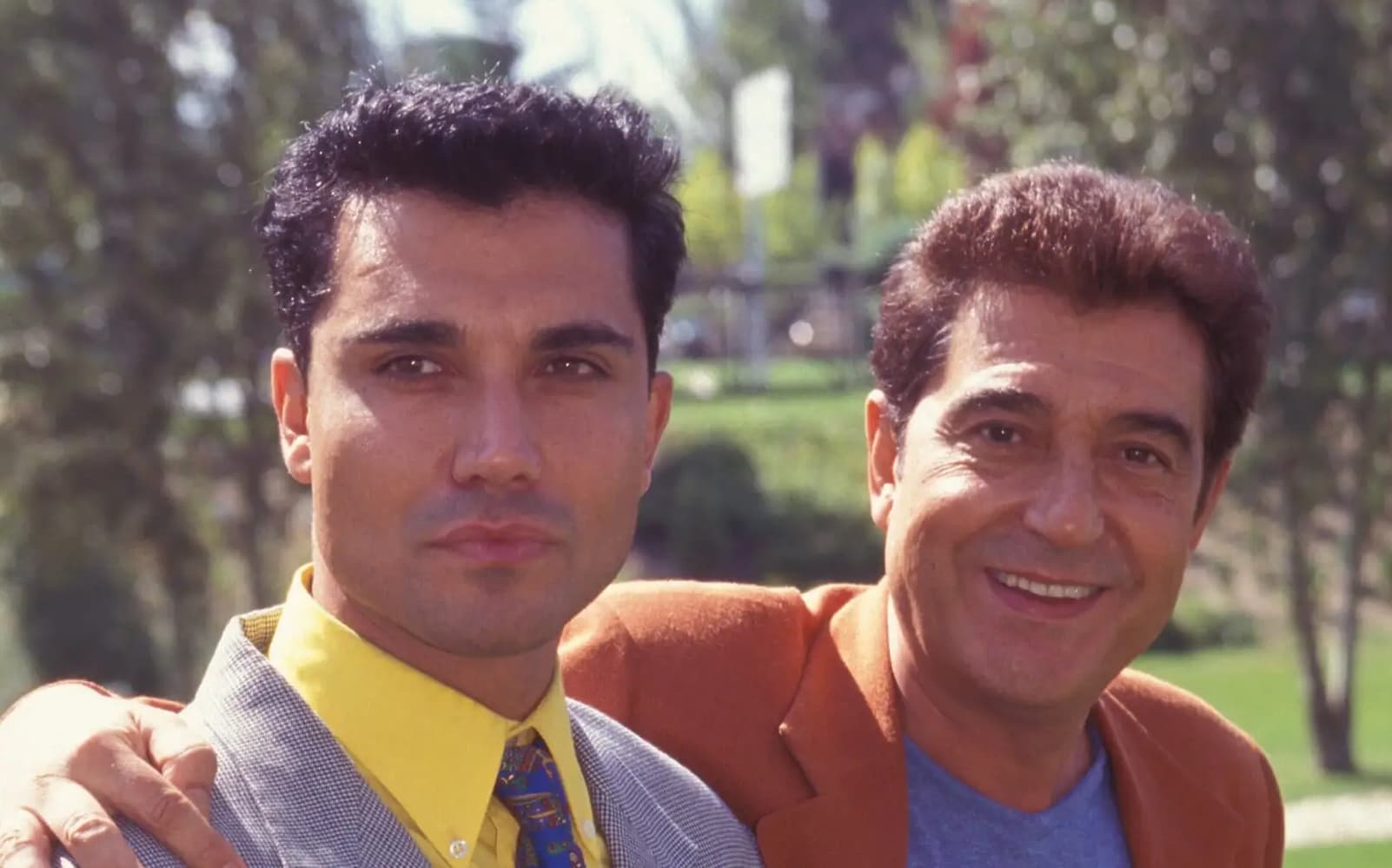 Pajares con su hijo Andrés Burguera.