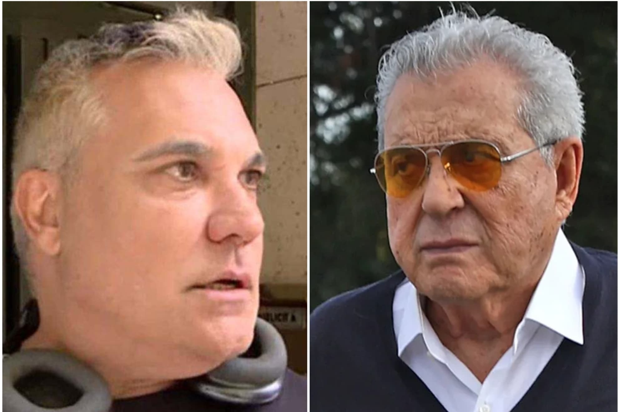 Andrés Pajares junto a su hijo.