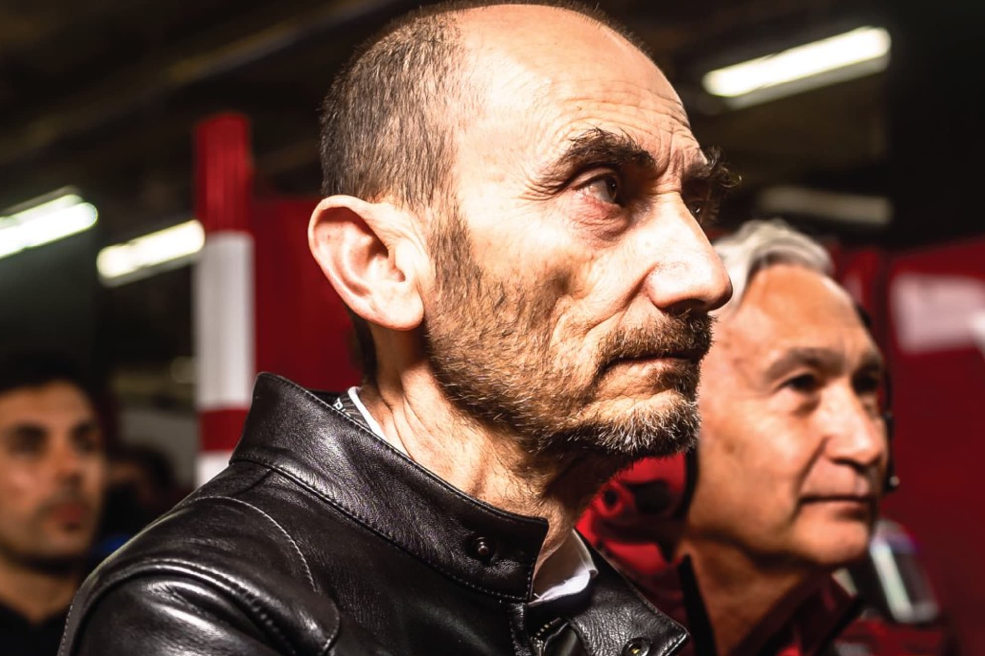 Claudio Domenicali y Davide Tardozzi.