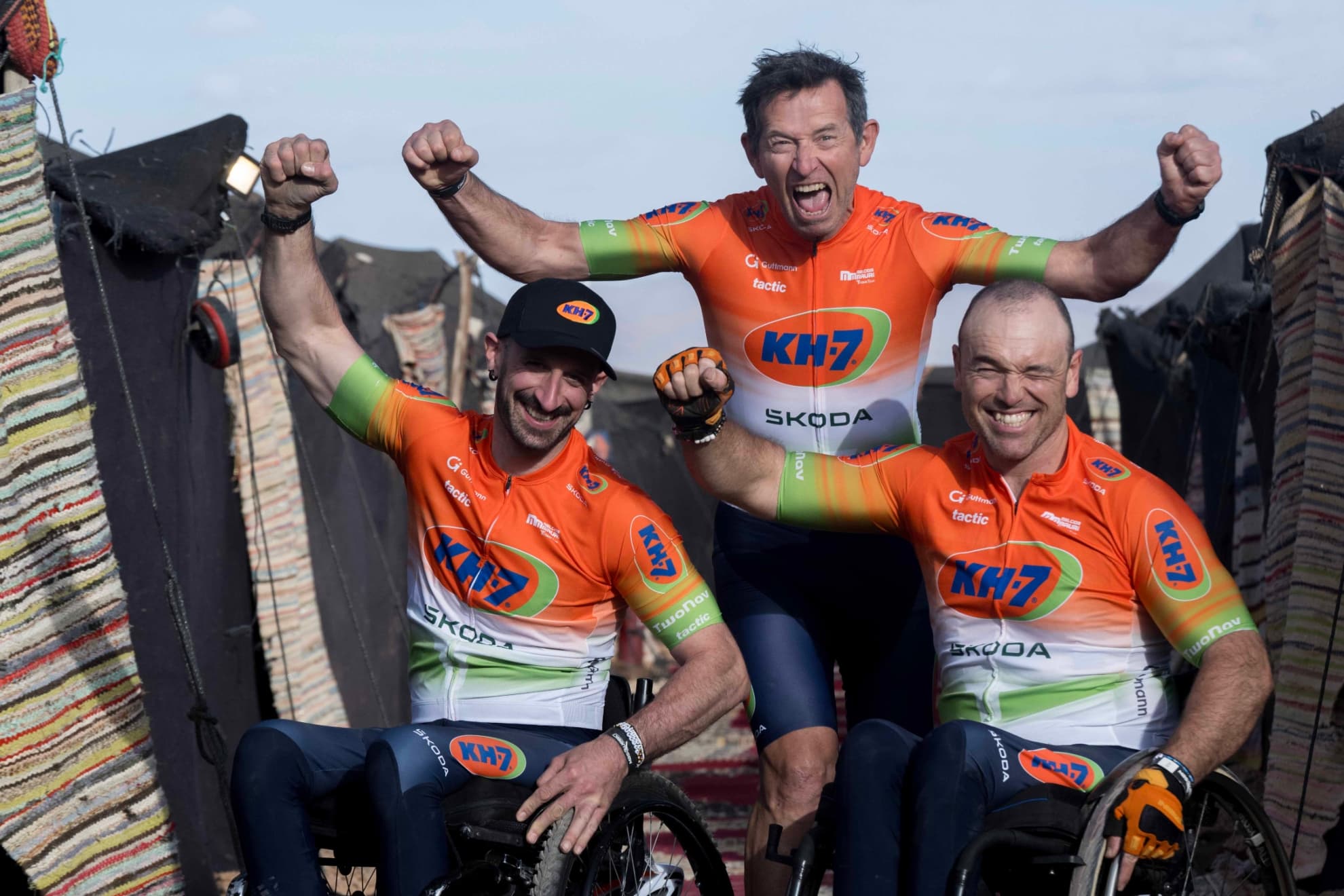 El navarro, bien rodeado.