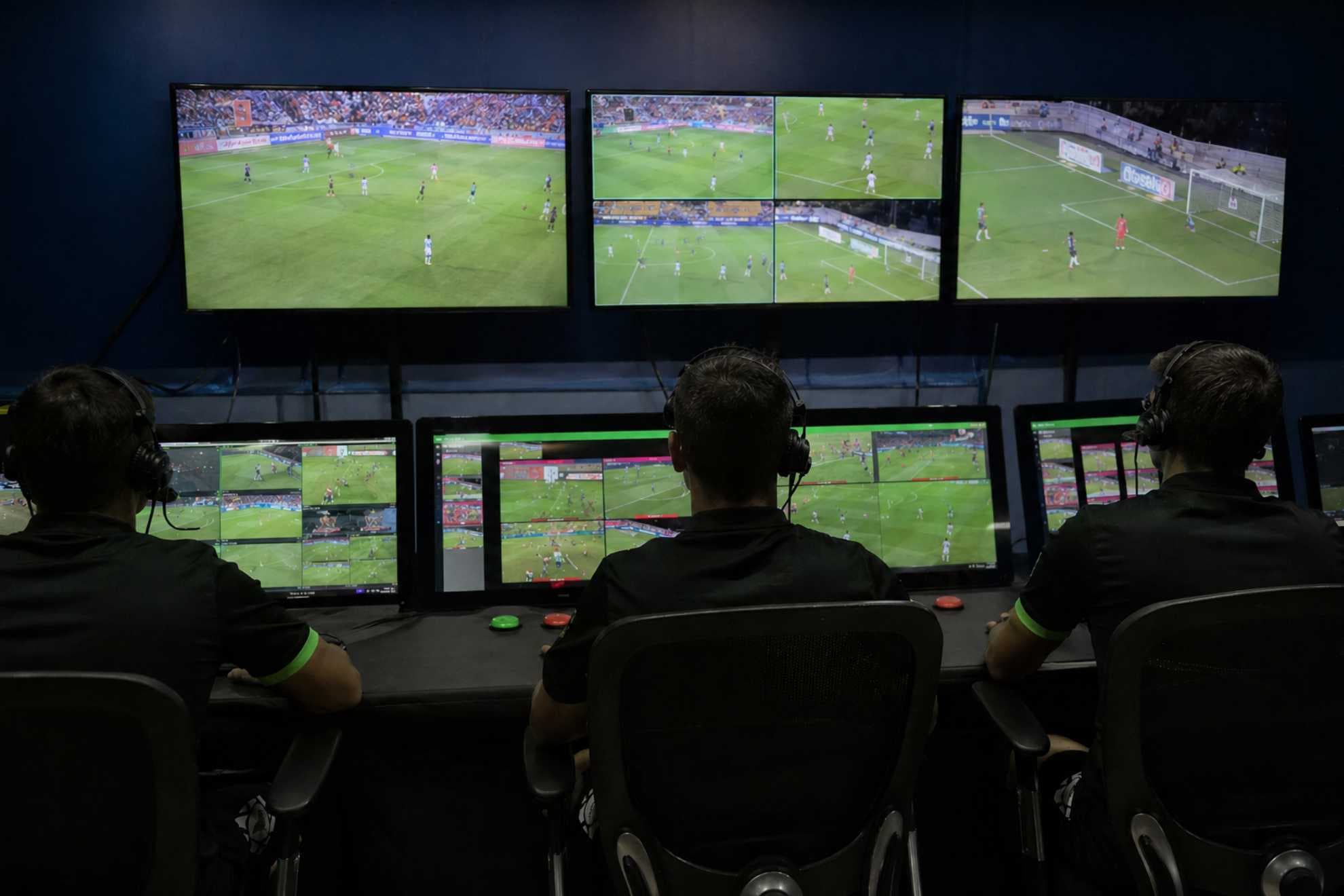 Recreación de una posible sala VAR.