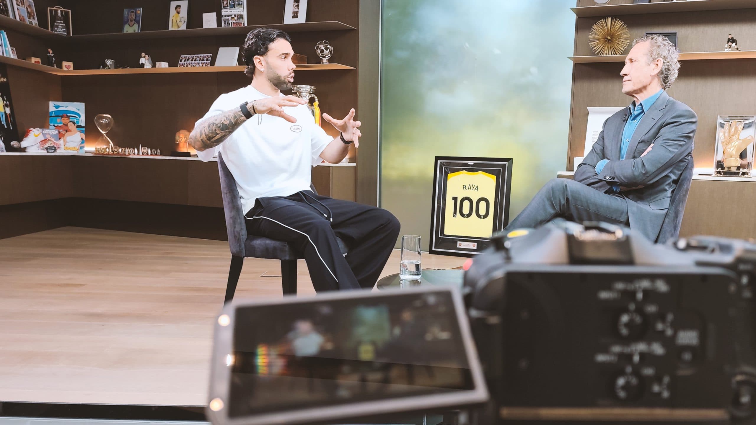 David Raya a Valdano: "Si me hubiera quedado en España estaría trabajando en el oficio familiar"