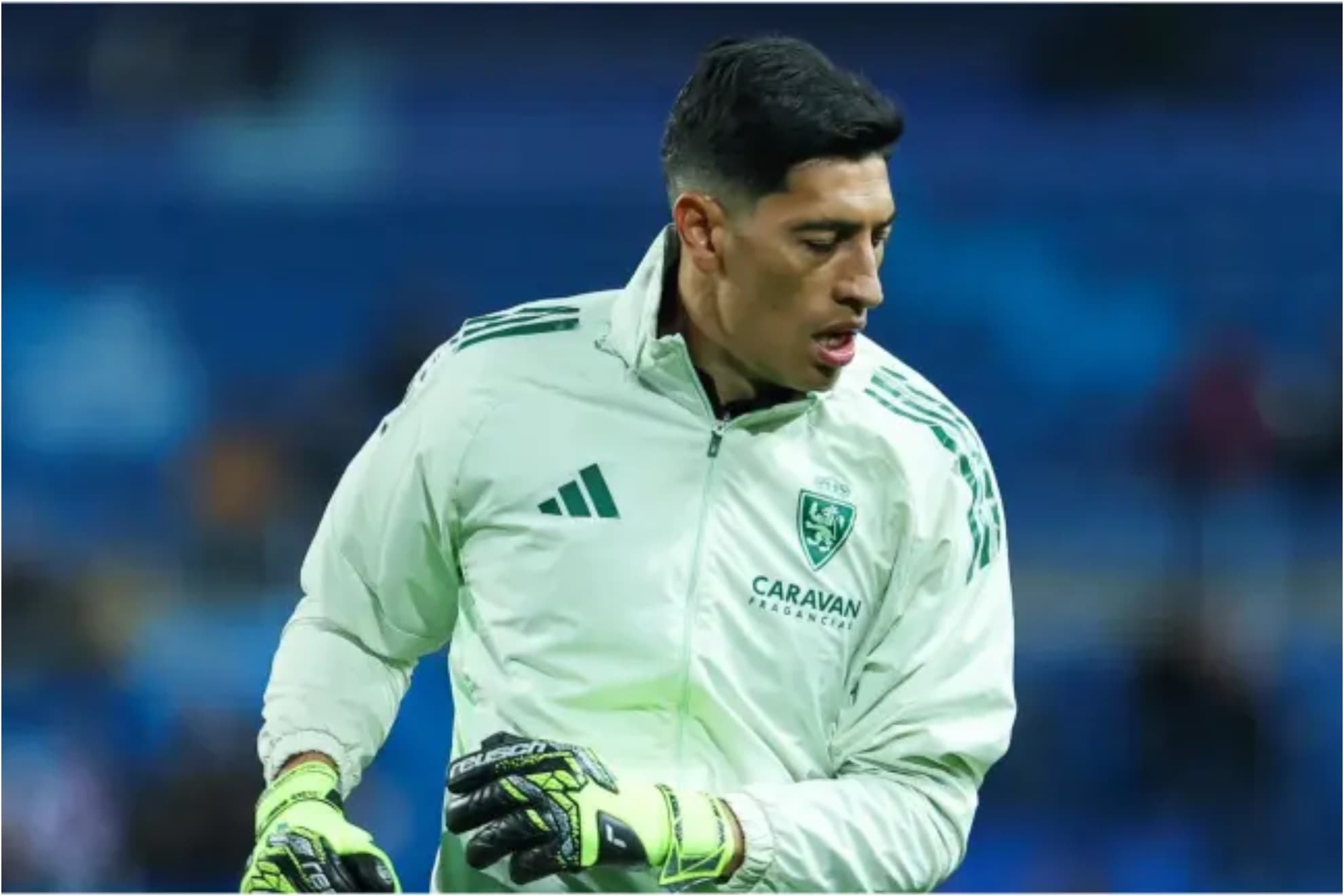 Andrada, durante un entrenamiento.