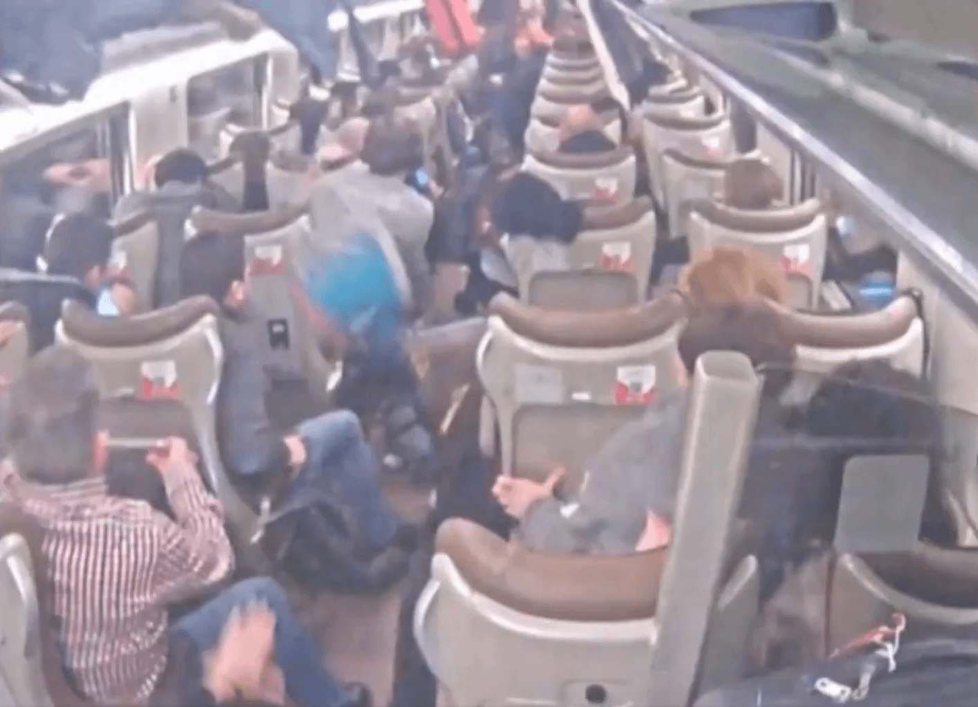 Salen a la luz las impactantes imágenes desde dentro de los trenes en el accidente de Adamuz