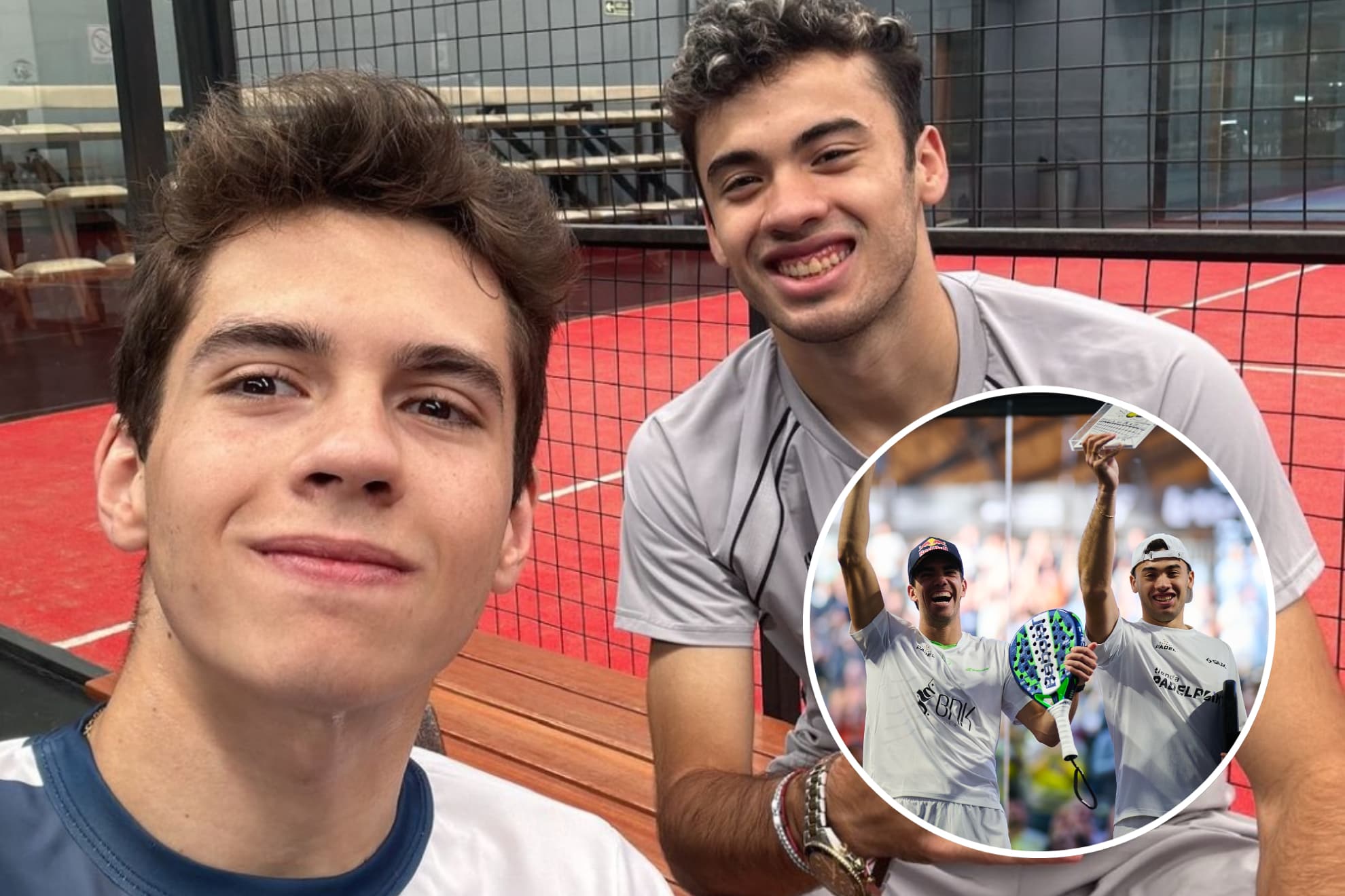 Leo Augsburger junto a su mejor amigo.