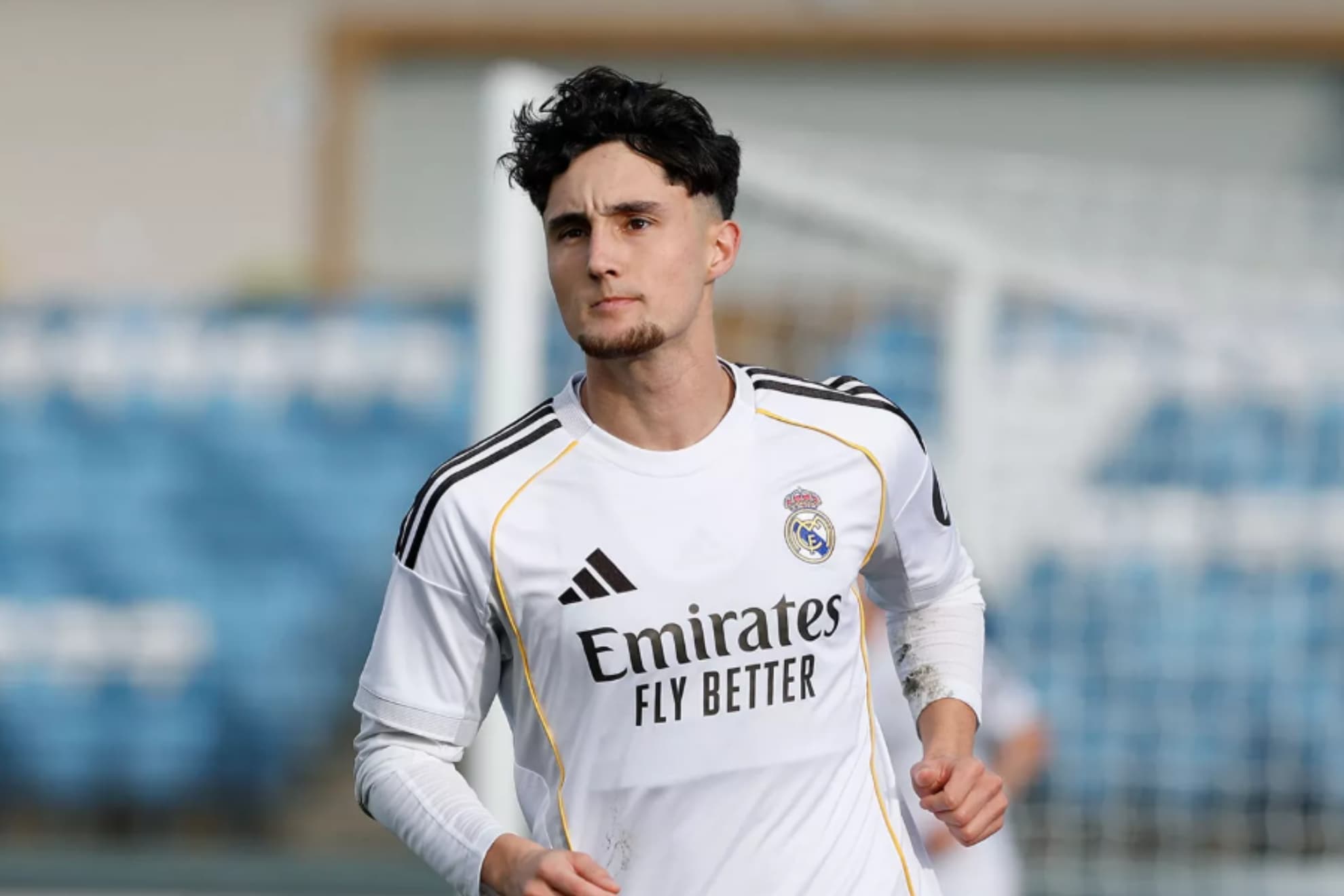 Fortea, en un partido con el Castilla.