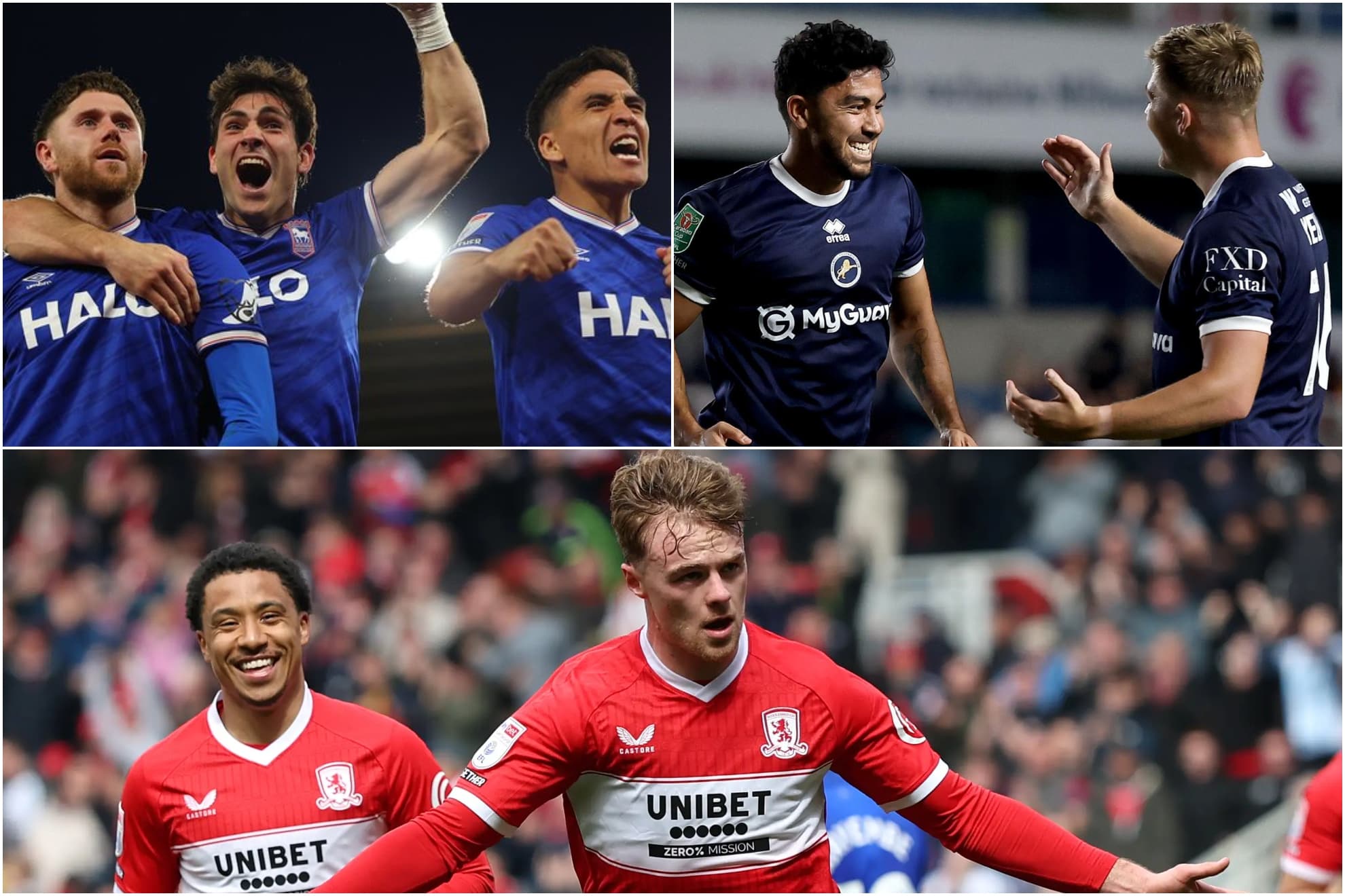 Ipswich Town, Millwall y Middlesbrough, candidatos al ascenso directo