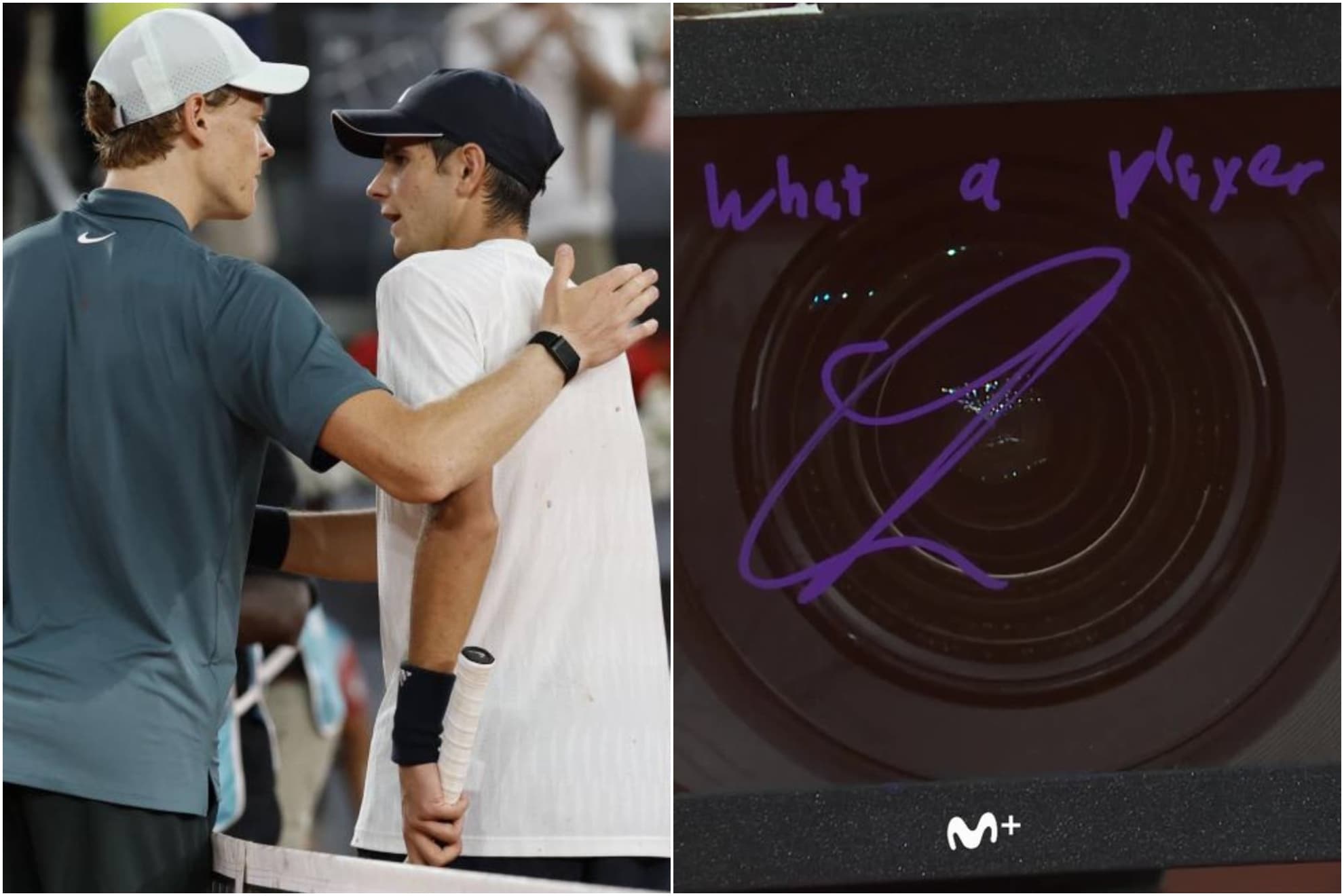 Dedicatoria de Sinner a Jódar