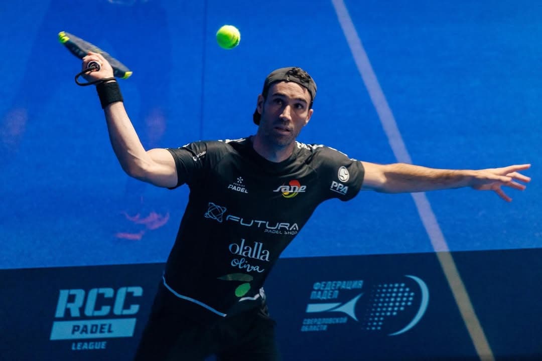 Javi Ruiz, en la RCC Padel League
