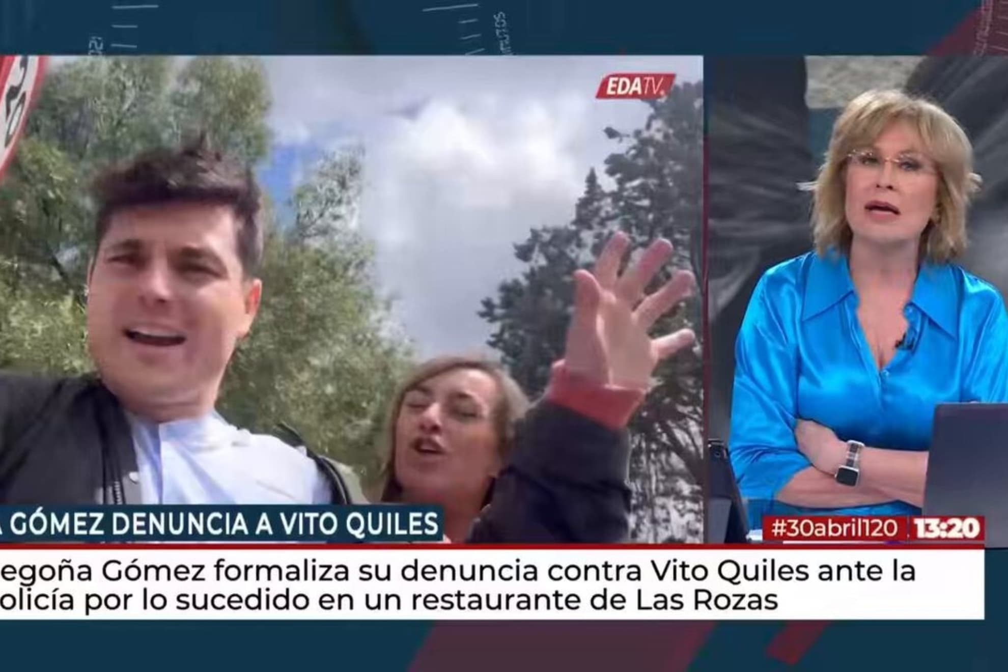 María Rey ha pronunciado un alegato en contraVito Quiles tras las imágenes con Begoña Gómez