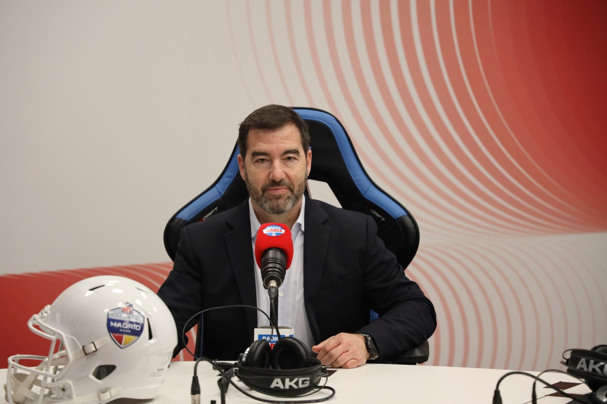 Rafa de los Santos, en su visita a Radio MARCA el pasado febrero.