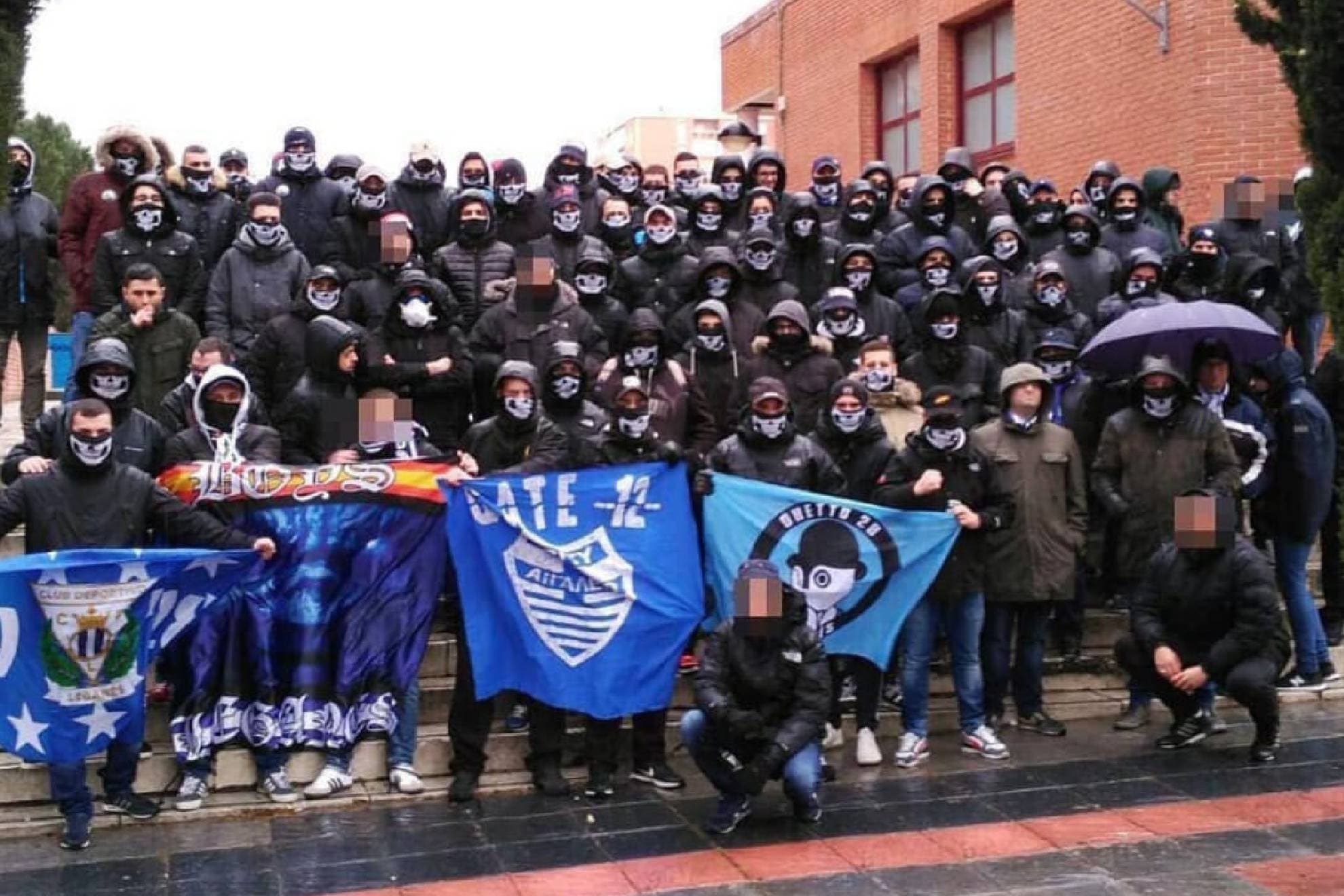 Los ultras del Leganés
