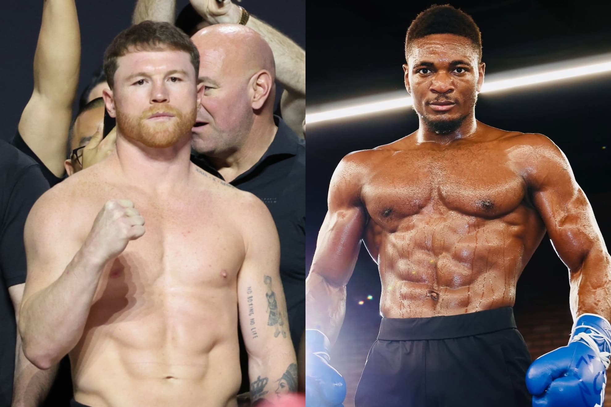 Canelo y Mbilli.