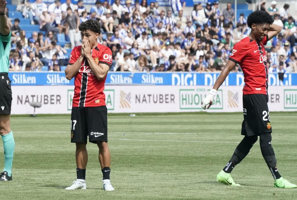 Virgili, con el Mallorca.