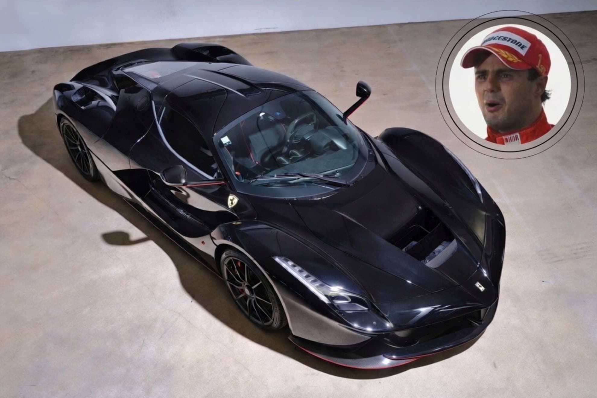 Felipe Massa recibió este LaFerrari como despedida en su paso por la Scuderia.