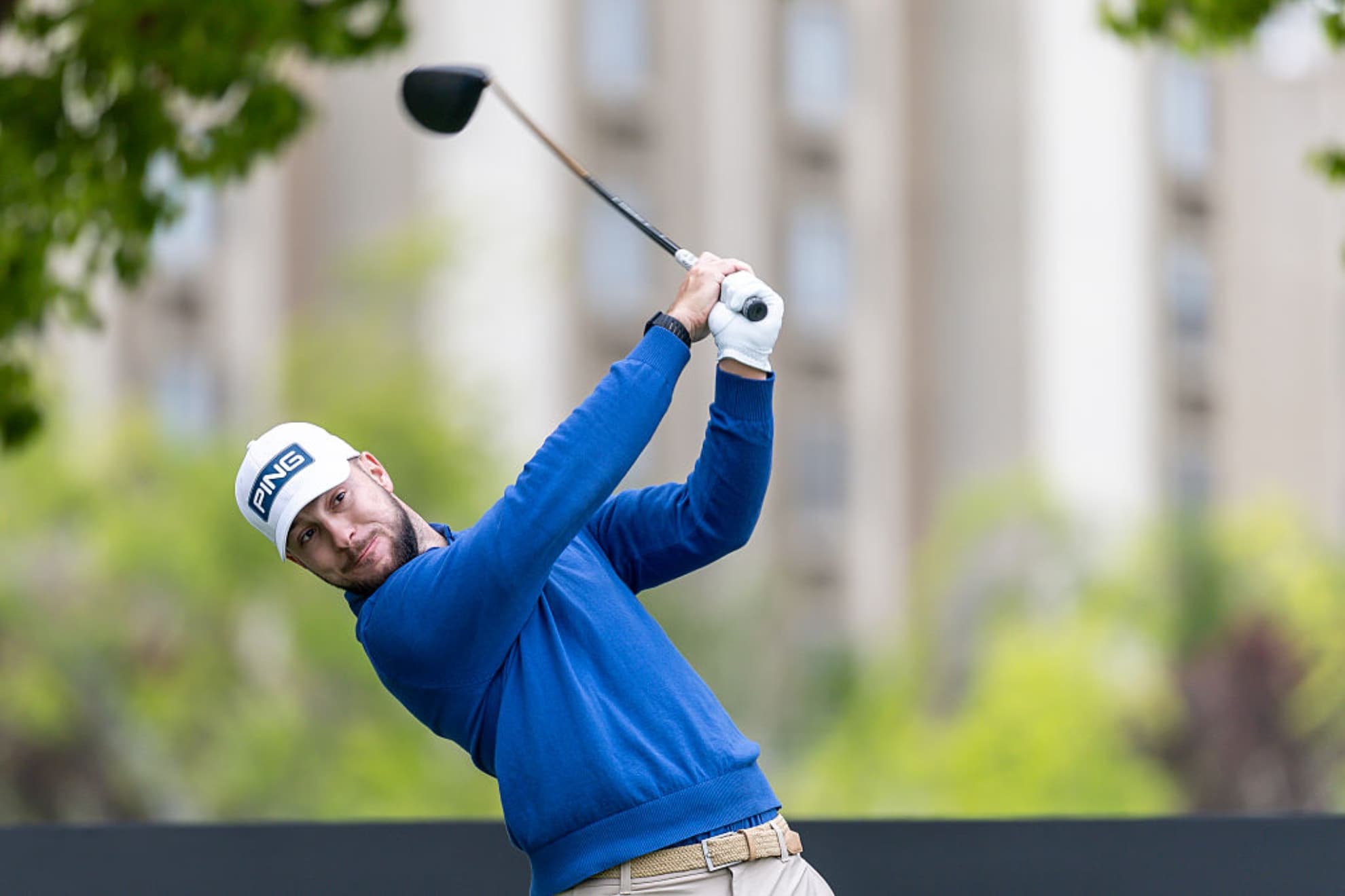 Rocco Repetto (23) golpea desde el tee de salida