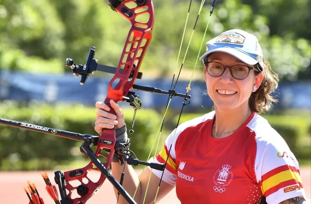 Isabel Fernández, campeona de Europa de tiro con arco.