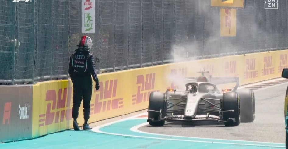 Barbacoa en el coche de Hulkenberg.
