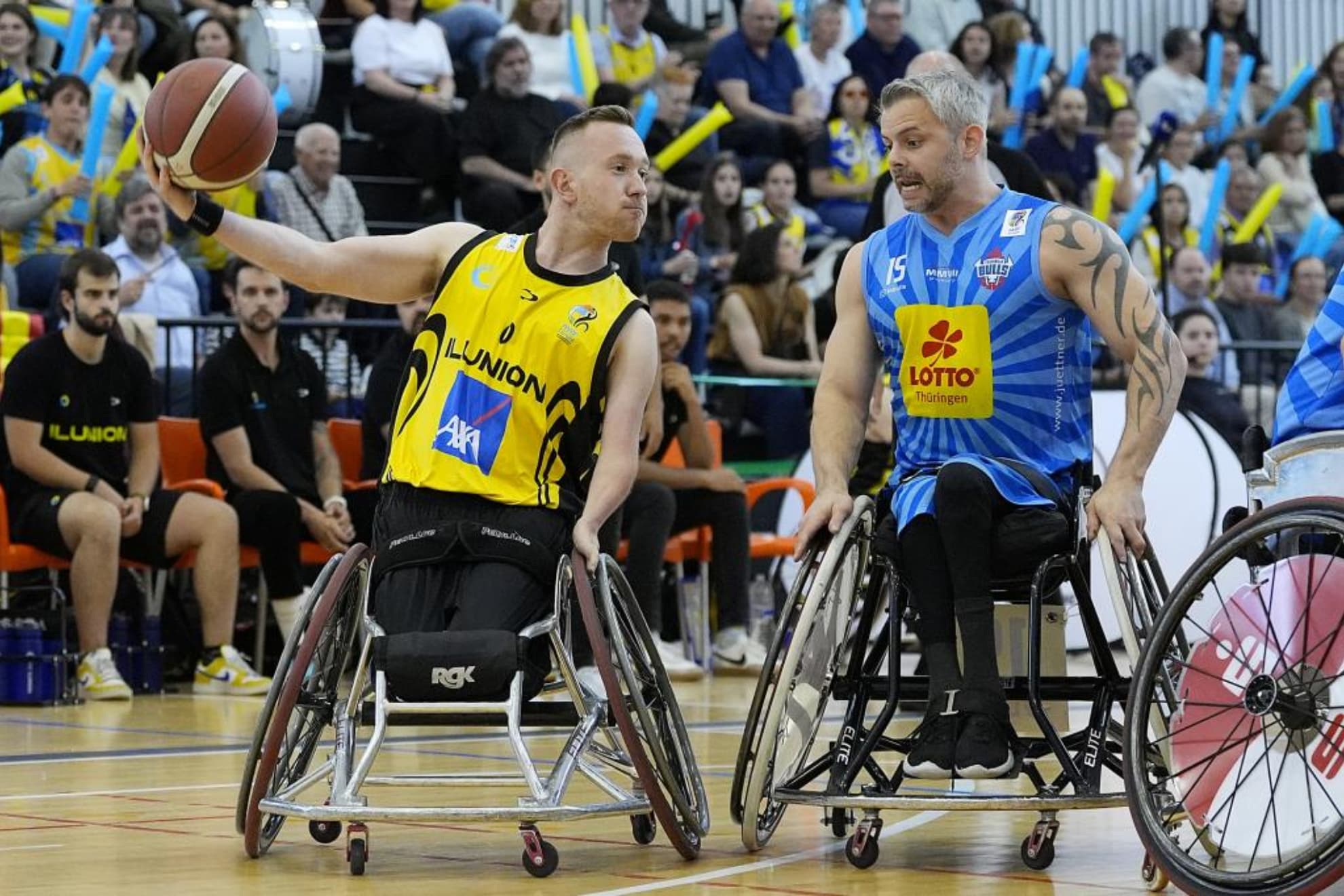 Gregg Warburton, en la final ante Thuringia Bulls.