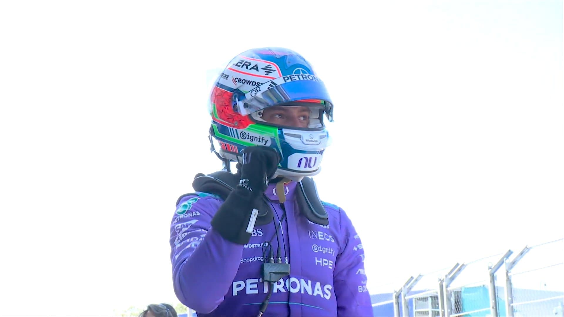 Antonelli celebra la pole en Miami su tercera en 2026.