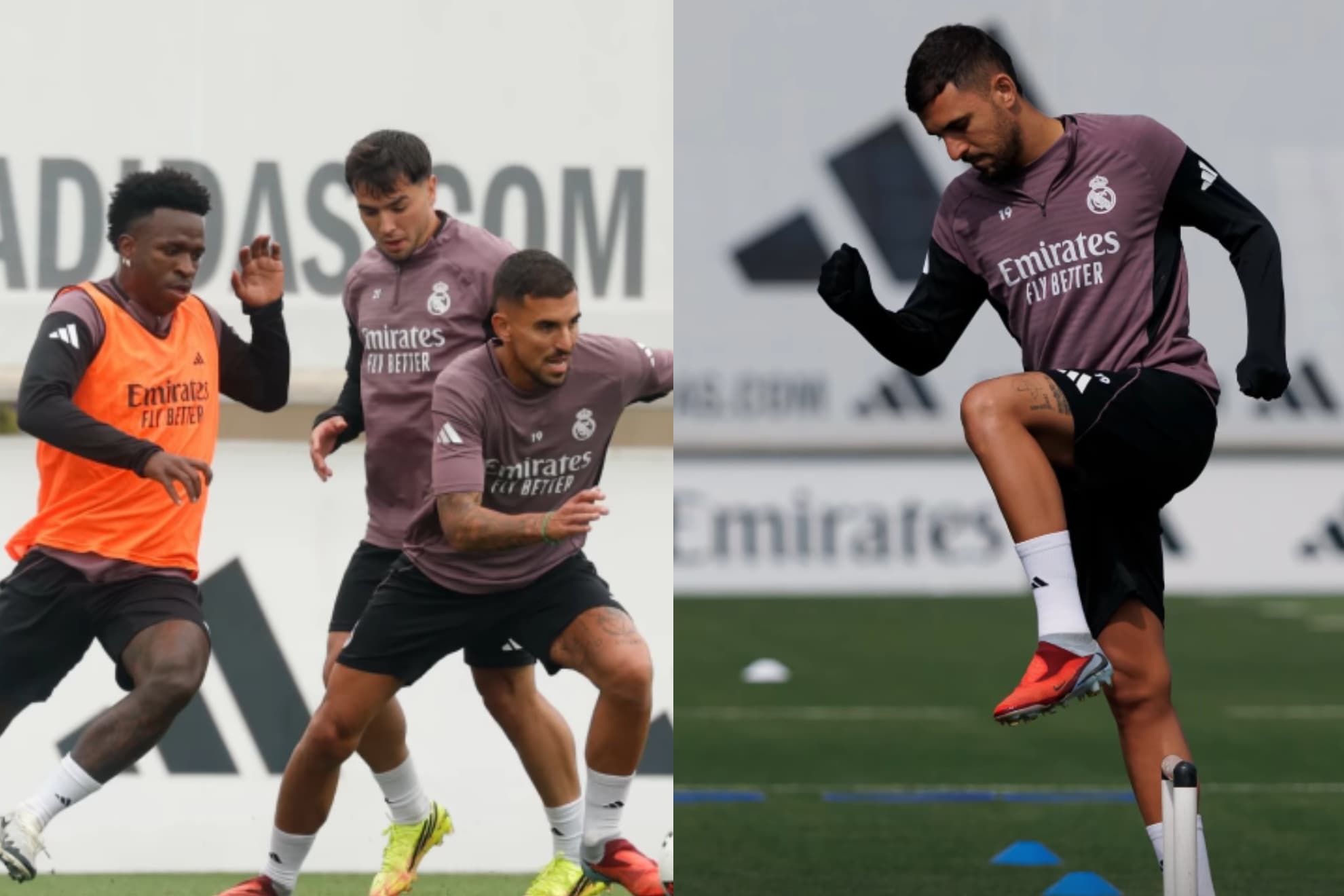 Las dos imágenes que subió Ceballos a redes.