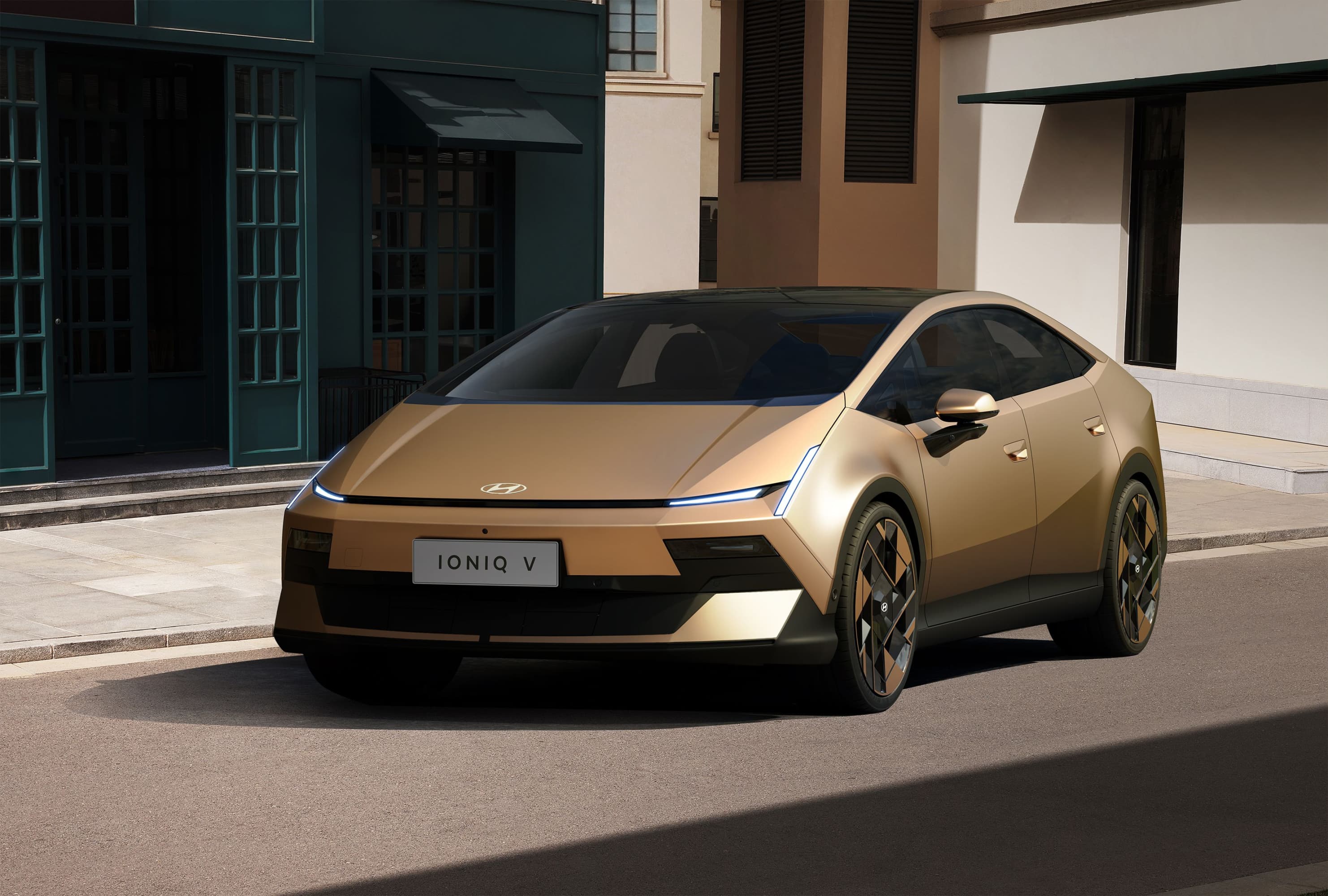 Así luce el Hyundai IONIQ V, un coche específico para el mercado chino.