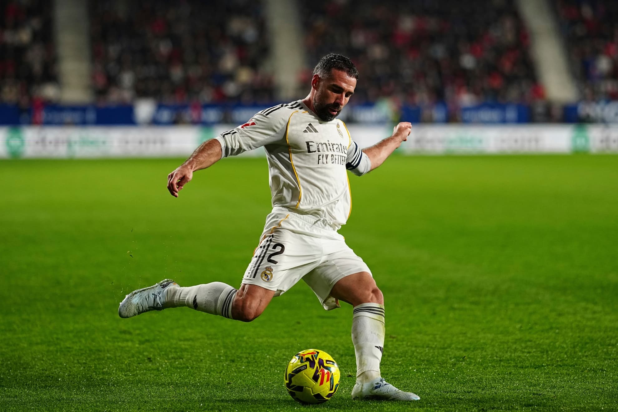 Dani Carvajal, en un partido de este curso.