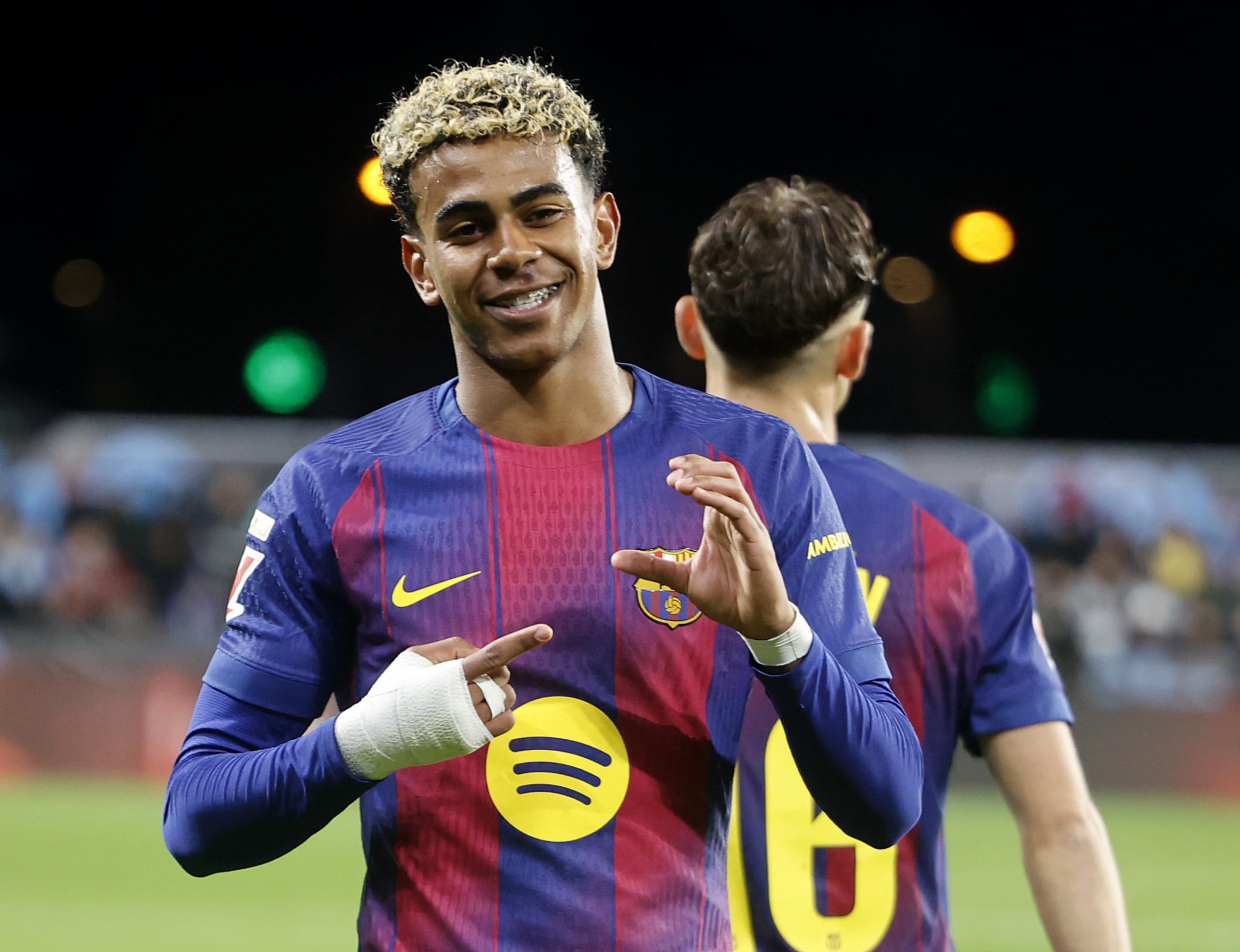 Lamine Yamal, jugador del Barcelona.