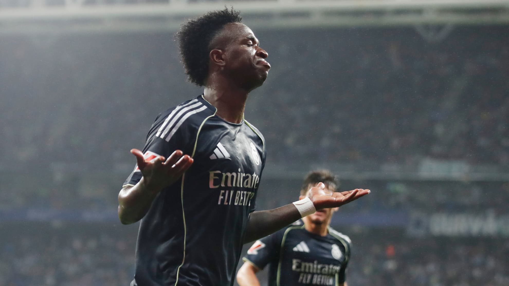 Gol de Vinicius (0-1) en el Espanyol 0-2 Real Madrid