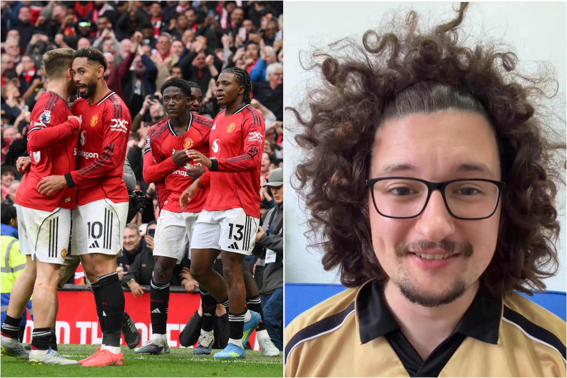Los red devils y el aficionado del United, Frank Ilett