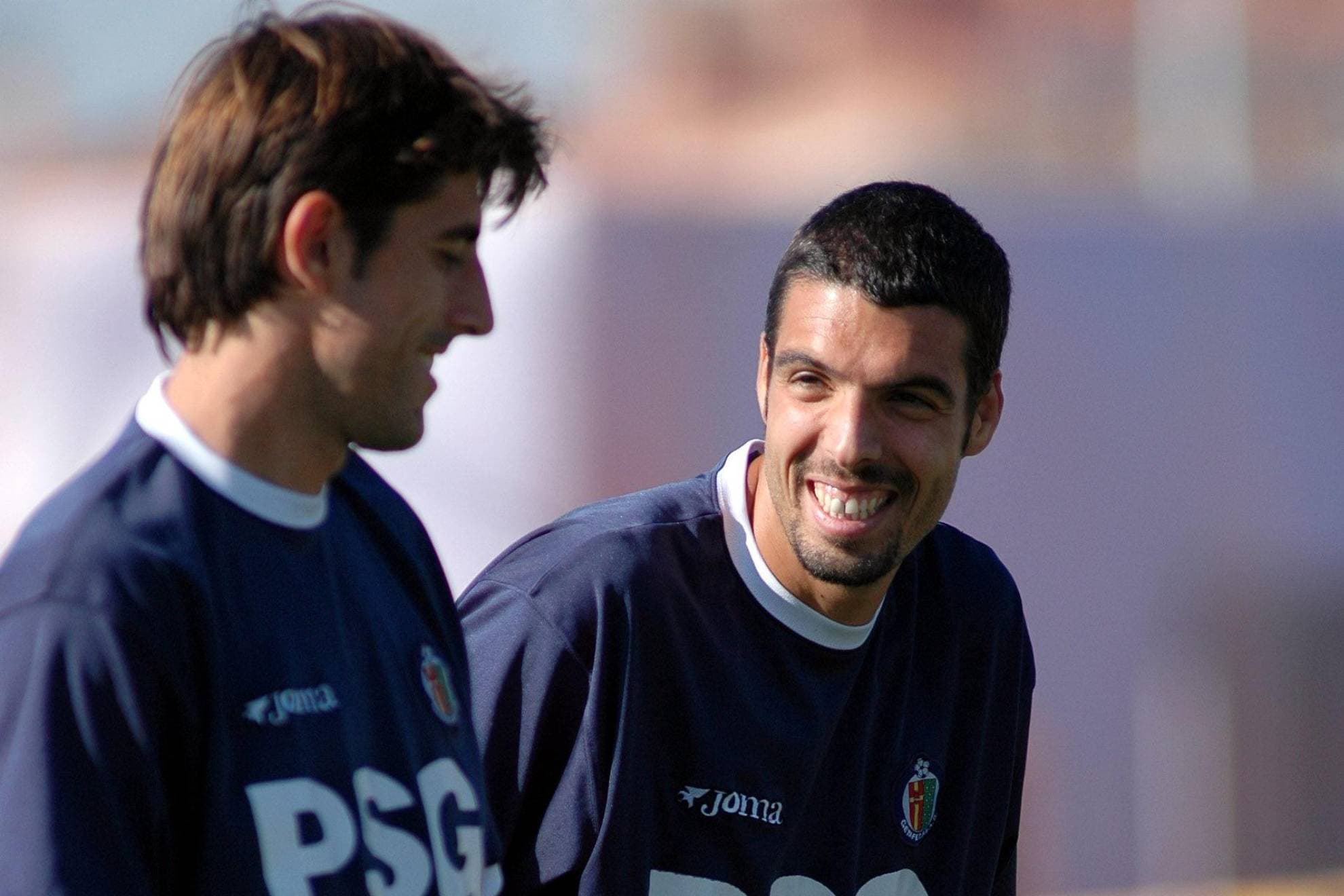 Paunovic y Celestini, cuando jugaban juntos en el Getafe