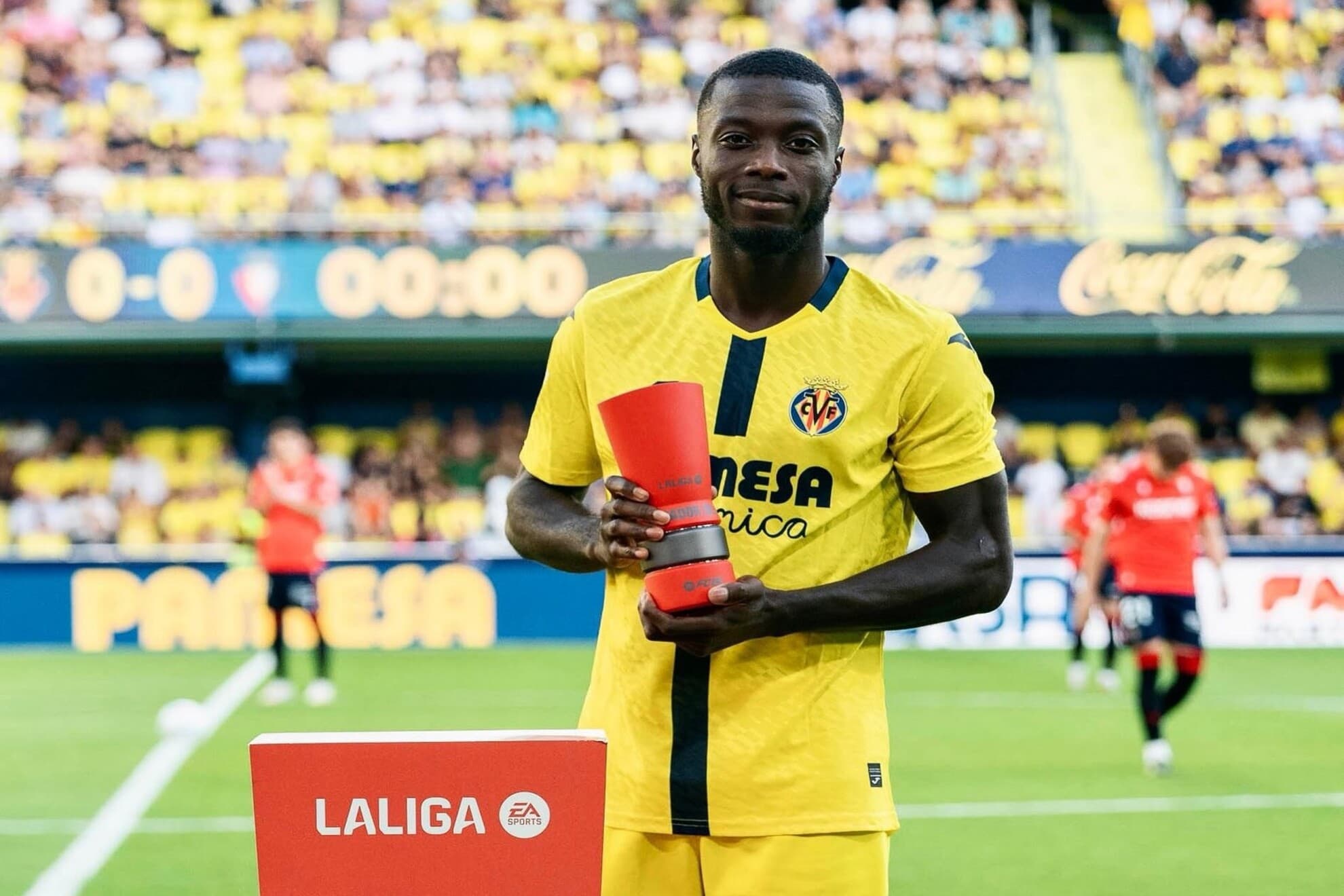 El delantero del Villarreal ya fue nombrado mejor jugador del mes de agosto en LaLiga.