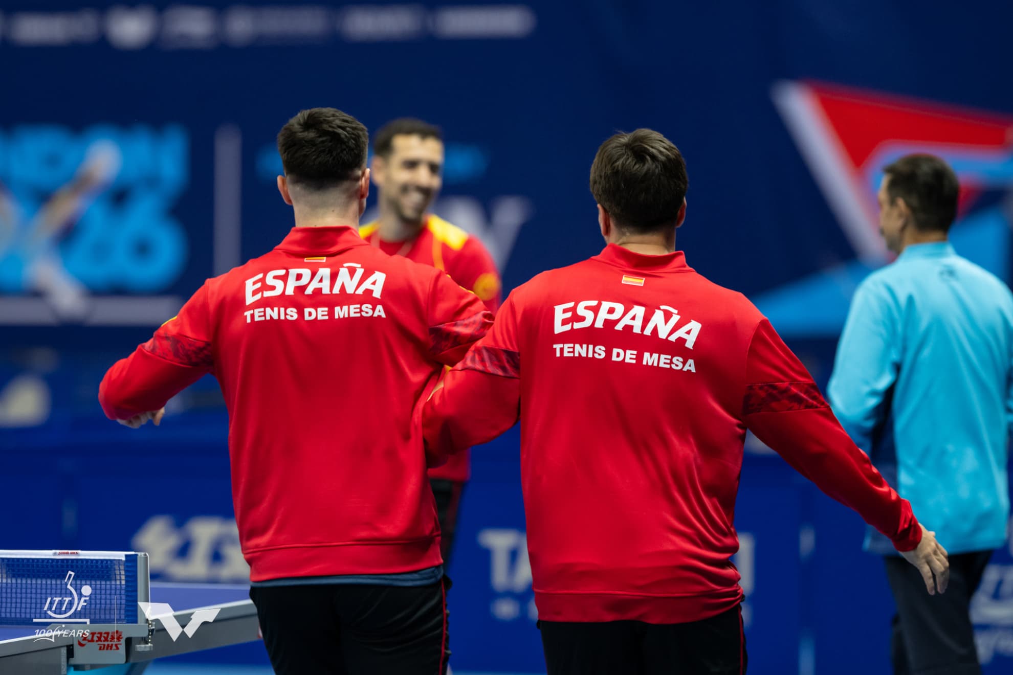 Integrantes del equipo español en el Mundial por Equipos de Londres.